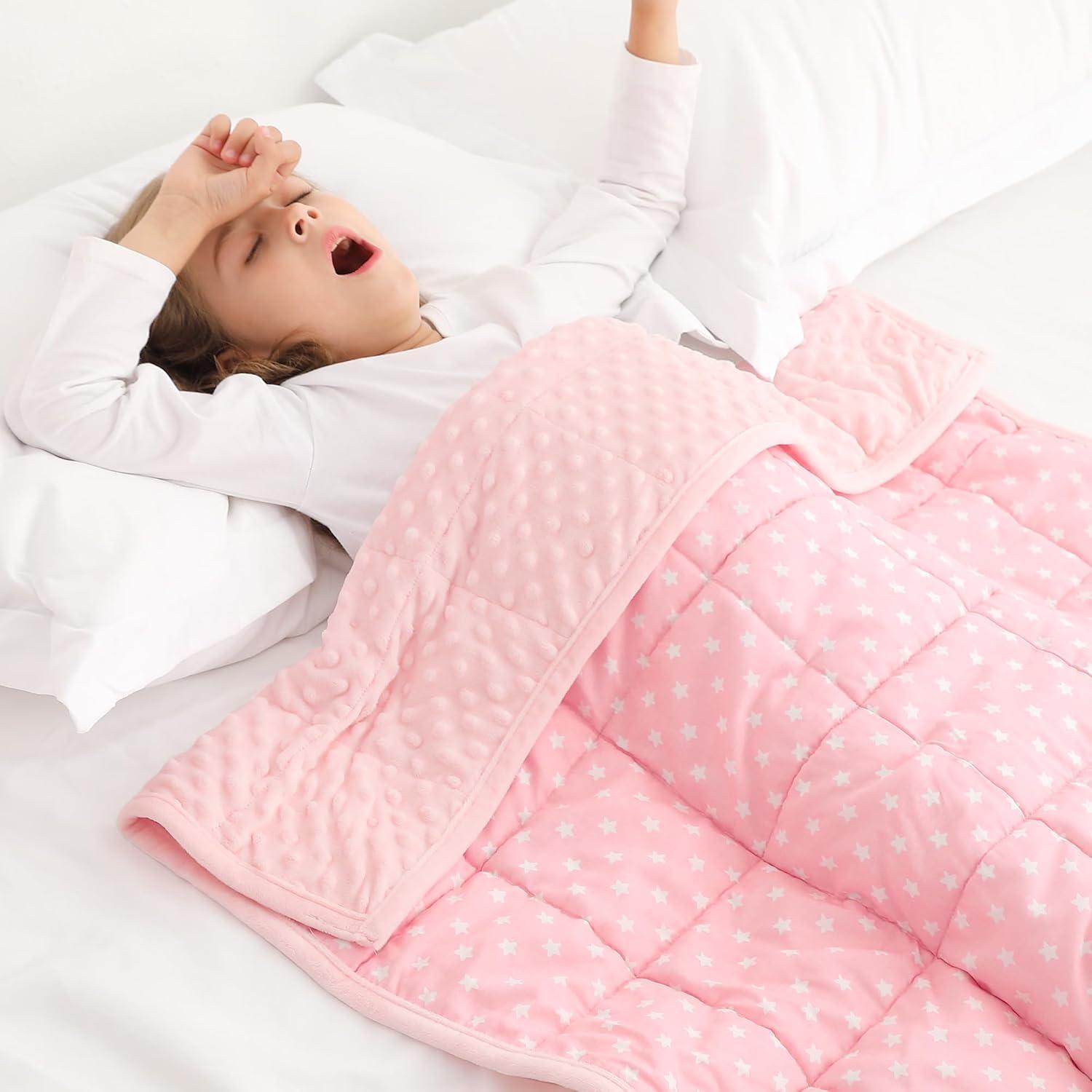 Manta con Peso Alomidds 91x122cm 1.36kg Estrella Rosa