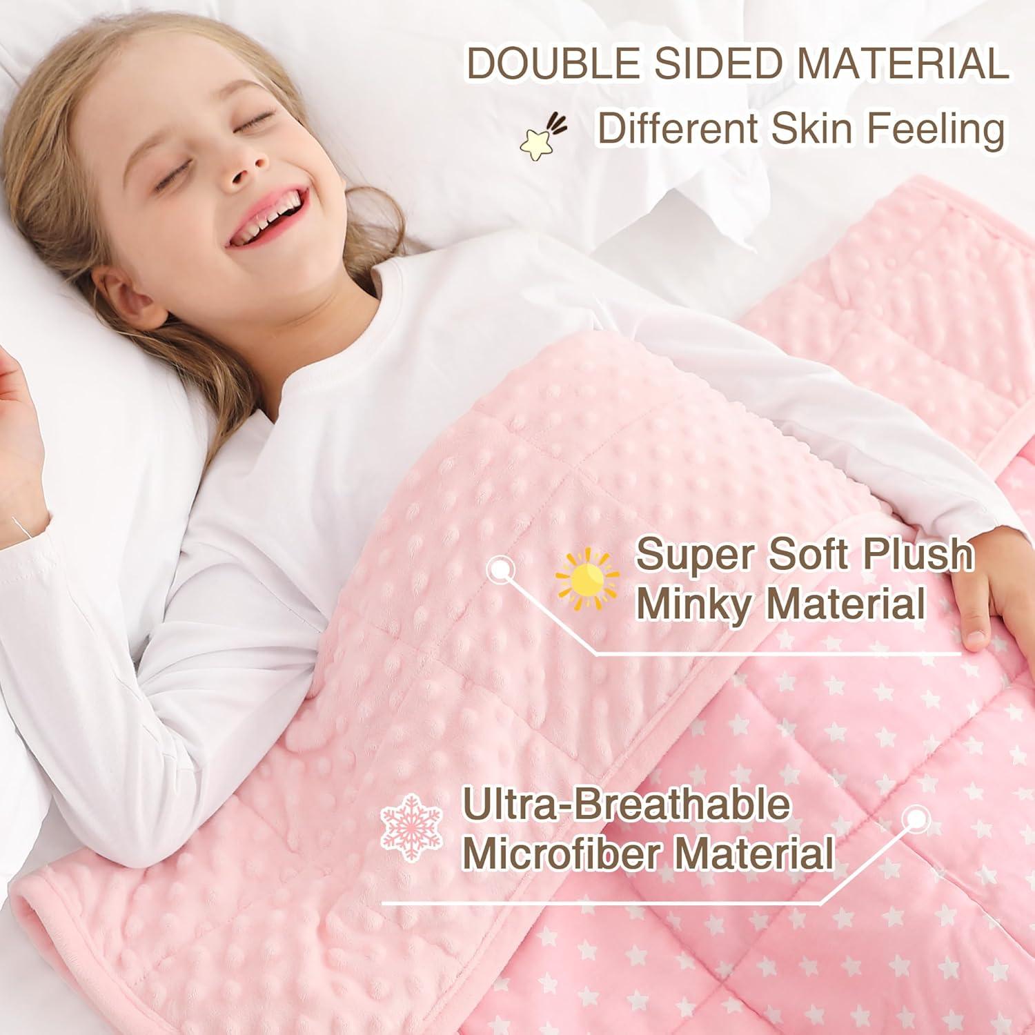 Manta con Peso Alomidds 91x122cm 1.36kg Estrella Rosa