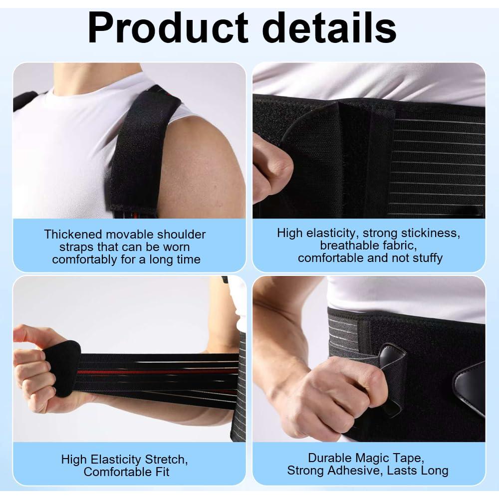 Corrector de Postura CALVINER Faja Ajustable para Espalda