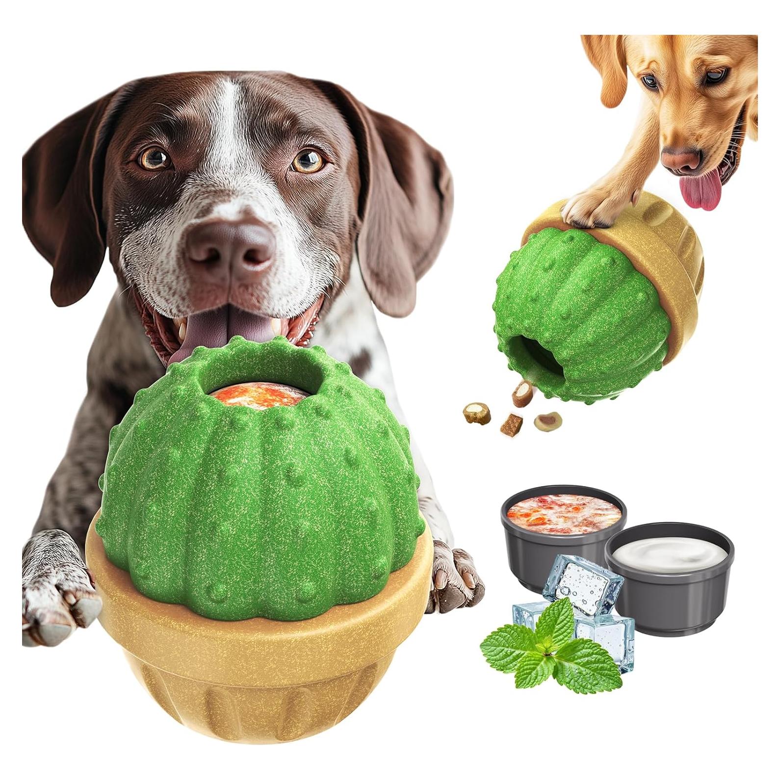 Juguete Interactivo para Perros DSUMD - Dispensador de Golosinas Verde