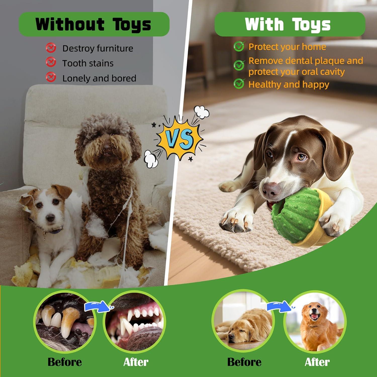 Juguete Interactivo para Perros DSUMD - Dispensador de Golosinas Verde