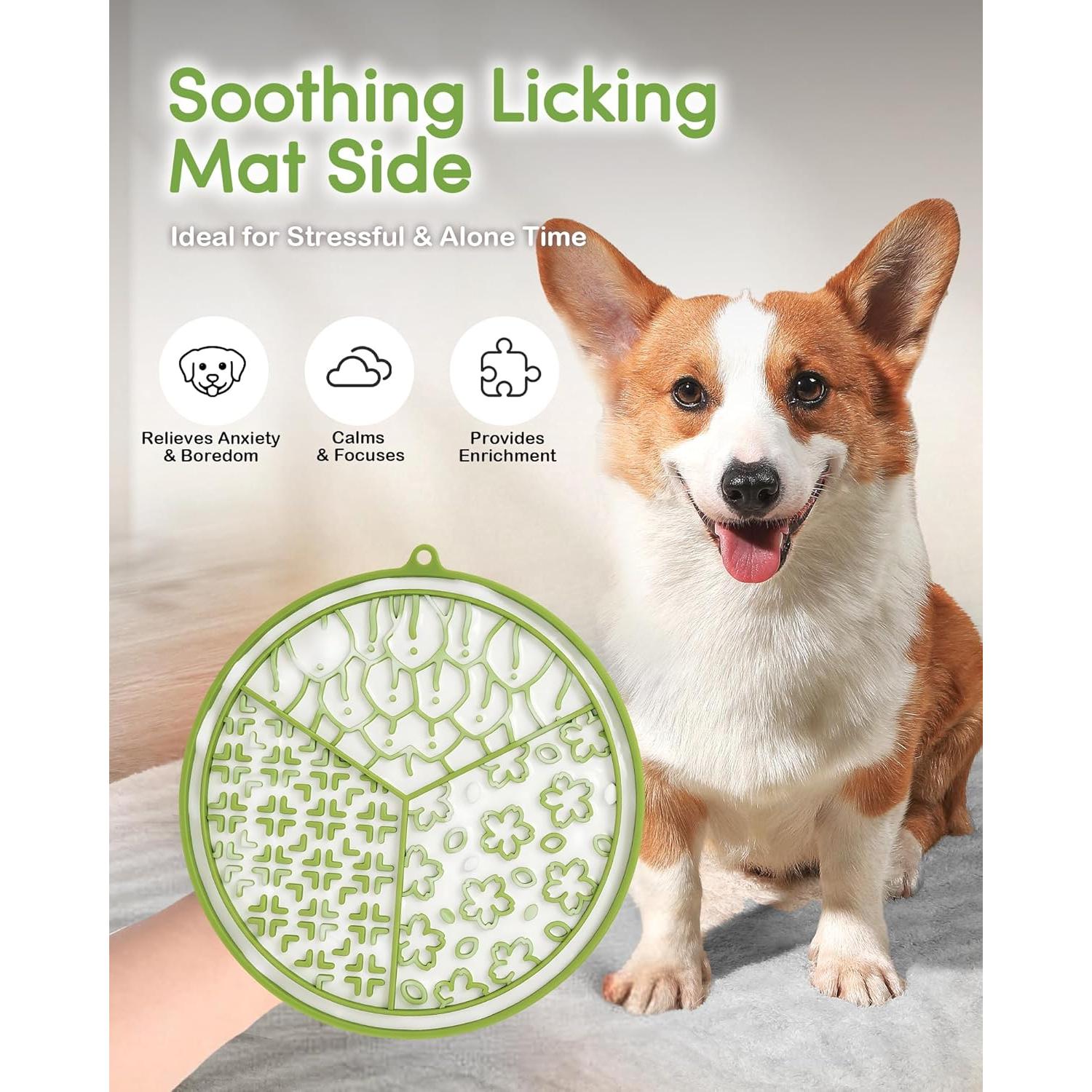 Cuenco de Alimentación Lenta para Perros Nasebila Verde 21.1cm