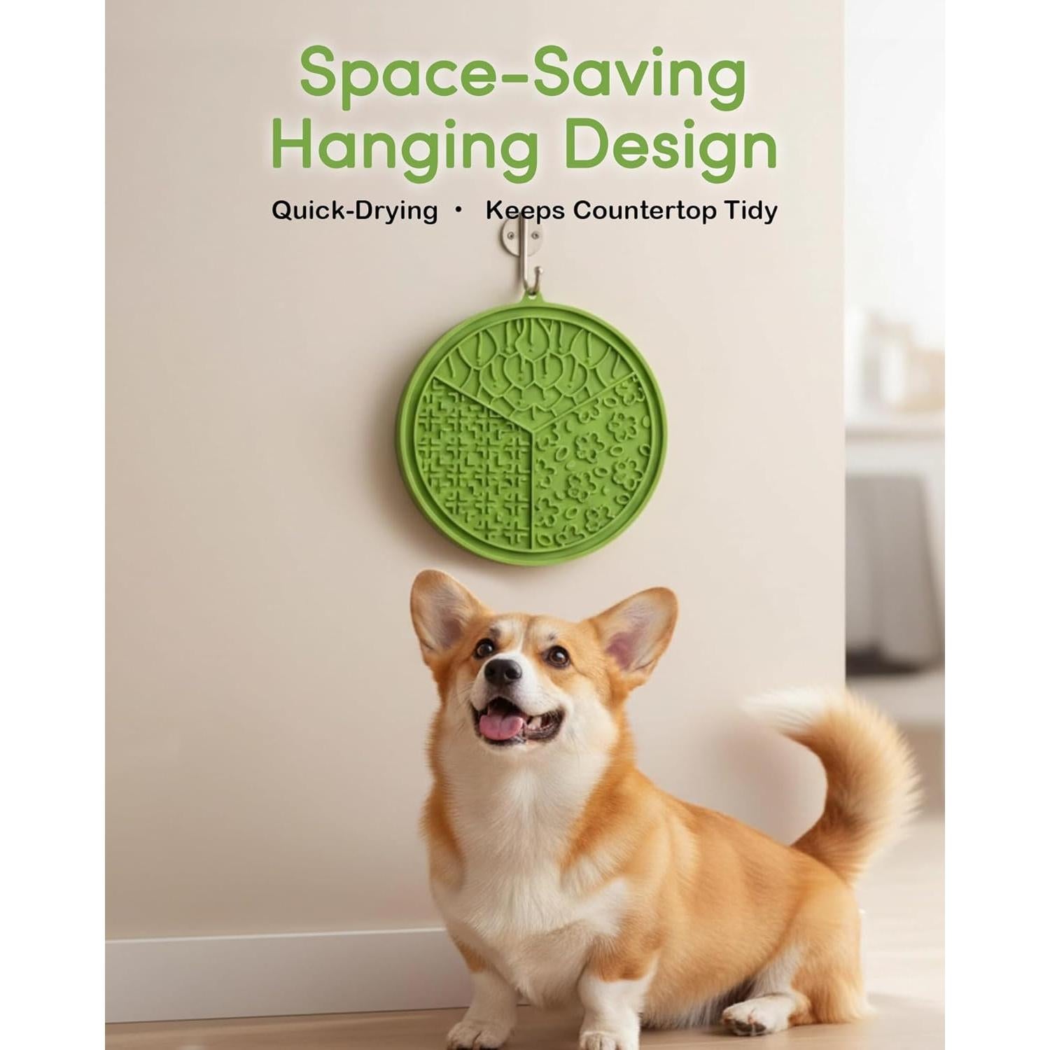 Cuenco de Alimentación Lenta para Perros Nasebila Verde 21.1cm