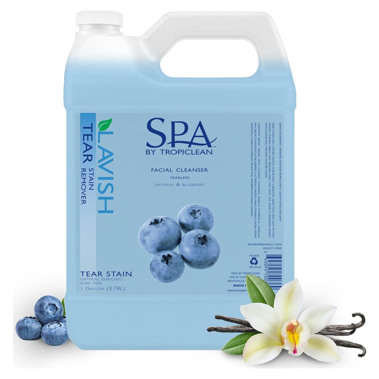 TropiClean Removedor de Manchas de Lagrimas para Perros 3.78L