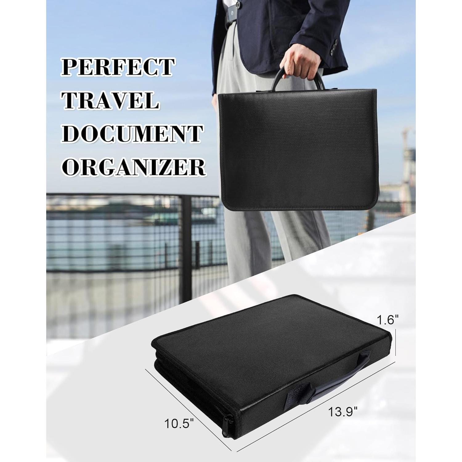 Carpeta organizadora a prueba de fuego KLanven 13 bolsillos