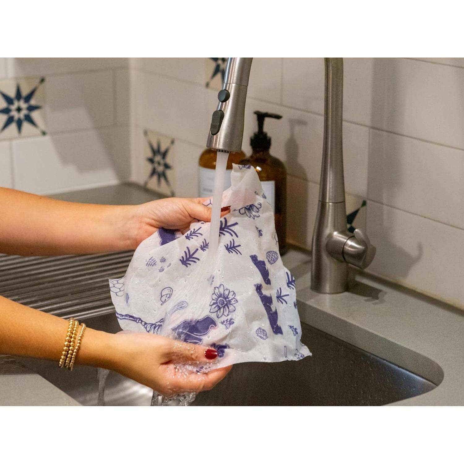 Envolturas de Cera de Abeja EMPRESA PURA Y SOSTENIBLE - 3 Piezas