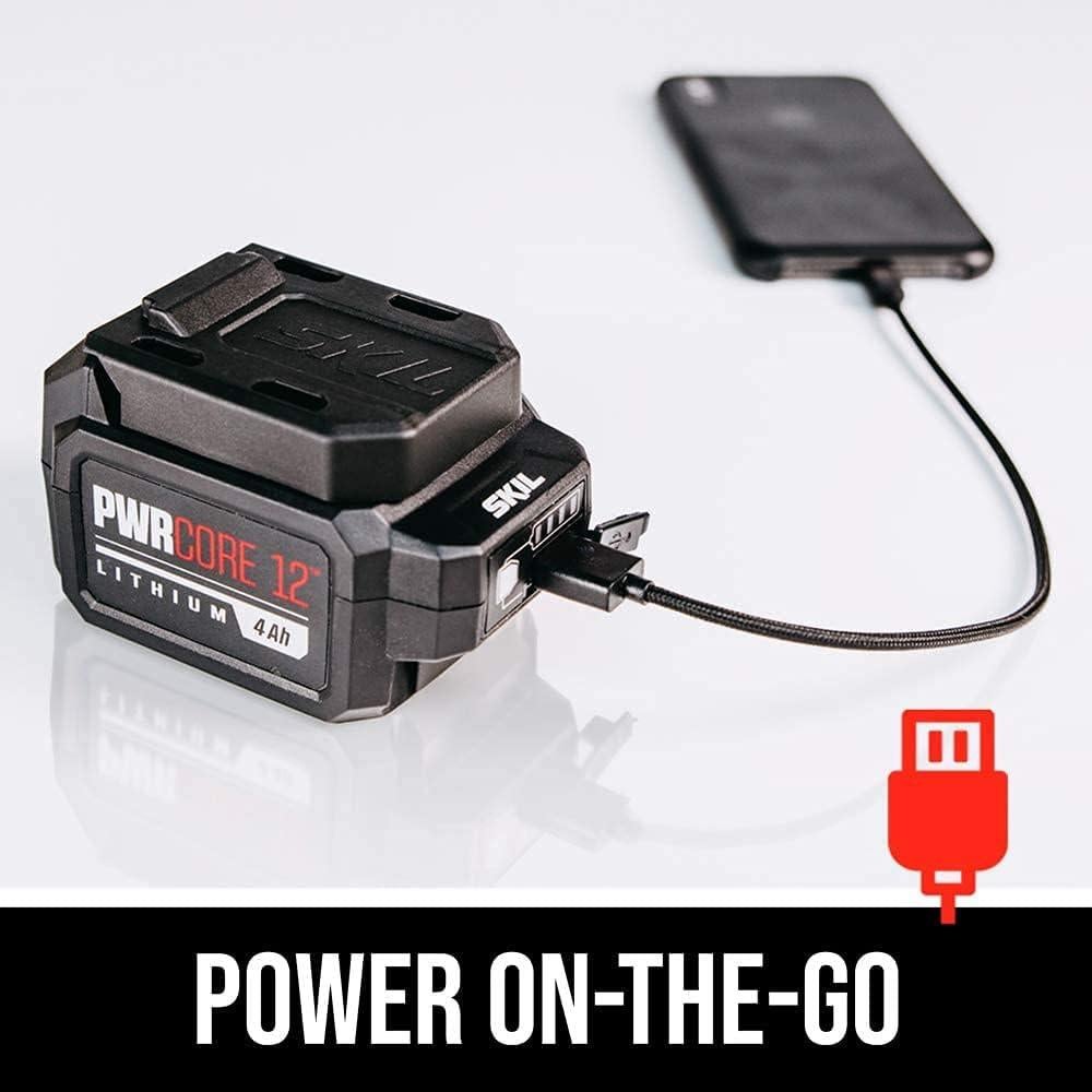 Destornillador de Impacto Skil 12V Sin Escobillas con Batería 2.0Ah