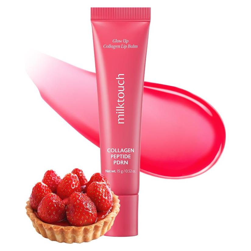 Bálsamo Labial Colágeno Vegan Milktouch 15g - Hidratante Antienvejecimiento