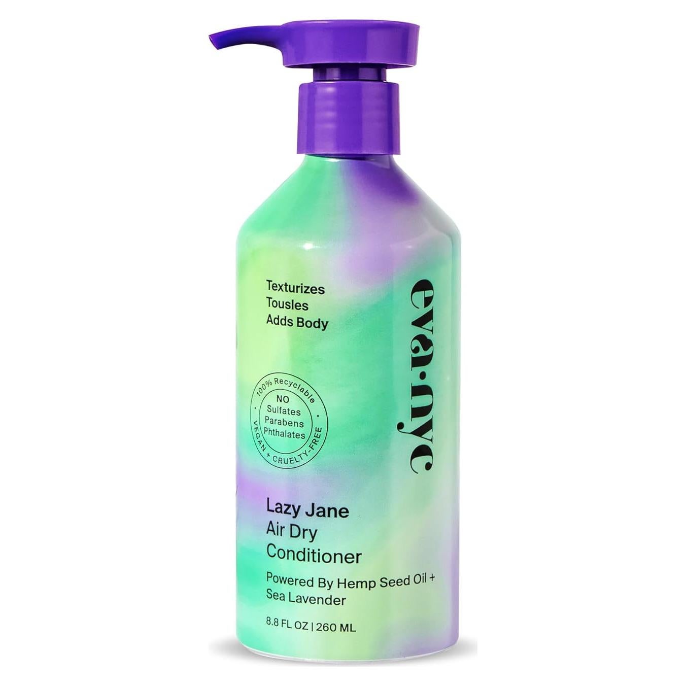 Acondicionador vegano EVA·NYC Lazy Jane 260 ml anti-frizz