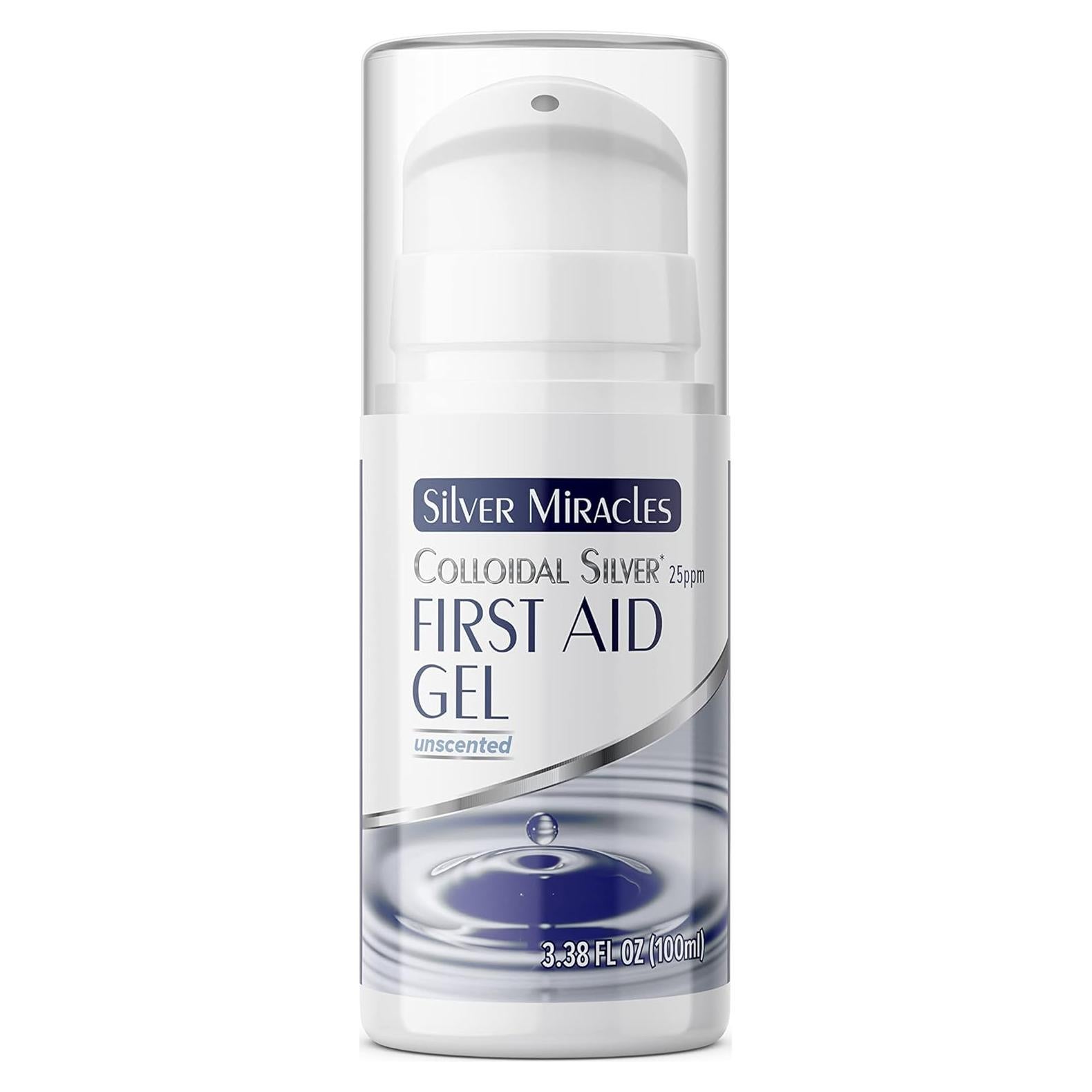 Gel de Plata Coloidal Milagros de Plata 95.7 g - Cuidado de Heridas