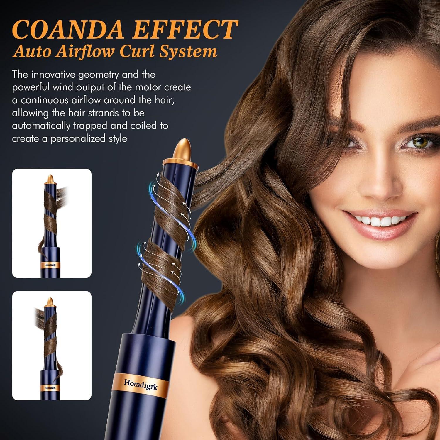 Set 6-en-1 Estilizador de Pelo Homdigrk - Secador y Rizador