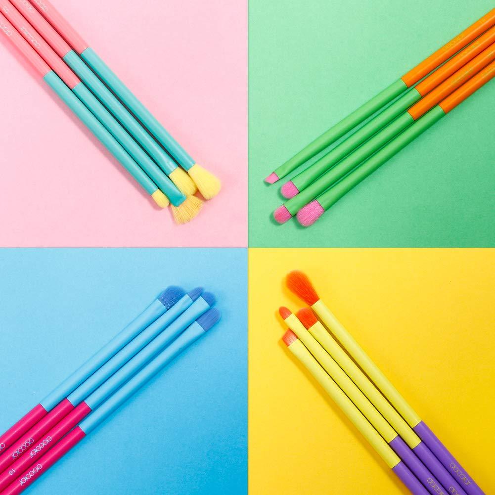 Juego de Brochas de Maquillaje para Ojos Docolor 16pcs Cerdas Suaves