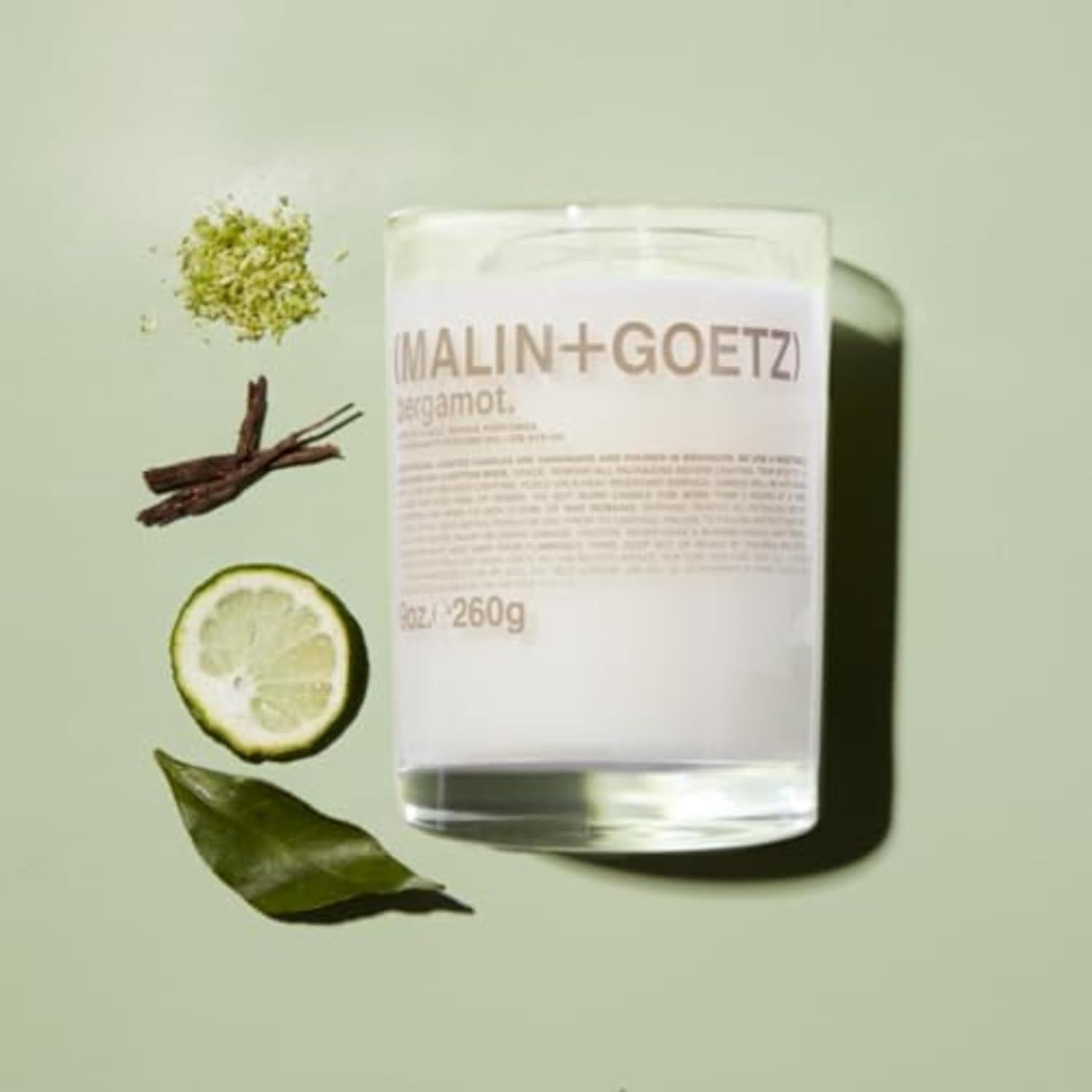 Vela Aromática Malin + Goetz 255g Cera de Soja Bergamota