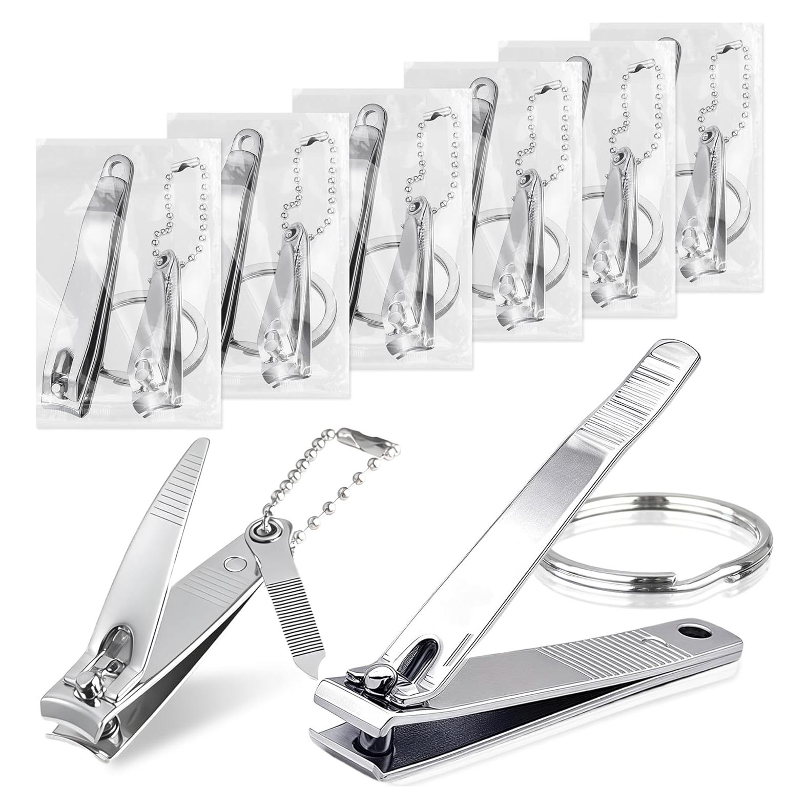 Juego de Cortauñas Keeshibao 12 Piezas Acero Inoxidable