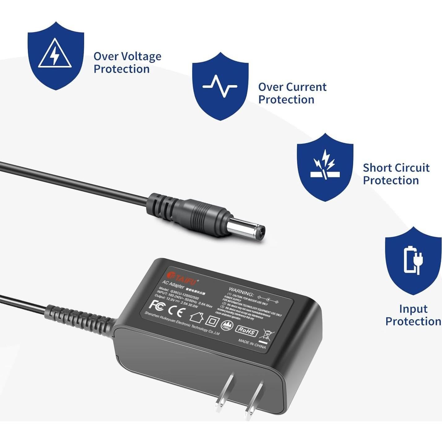 Cargador AC 12V TAIFU para Mini PC KAMRUI Beelink 2A