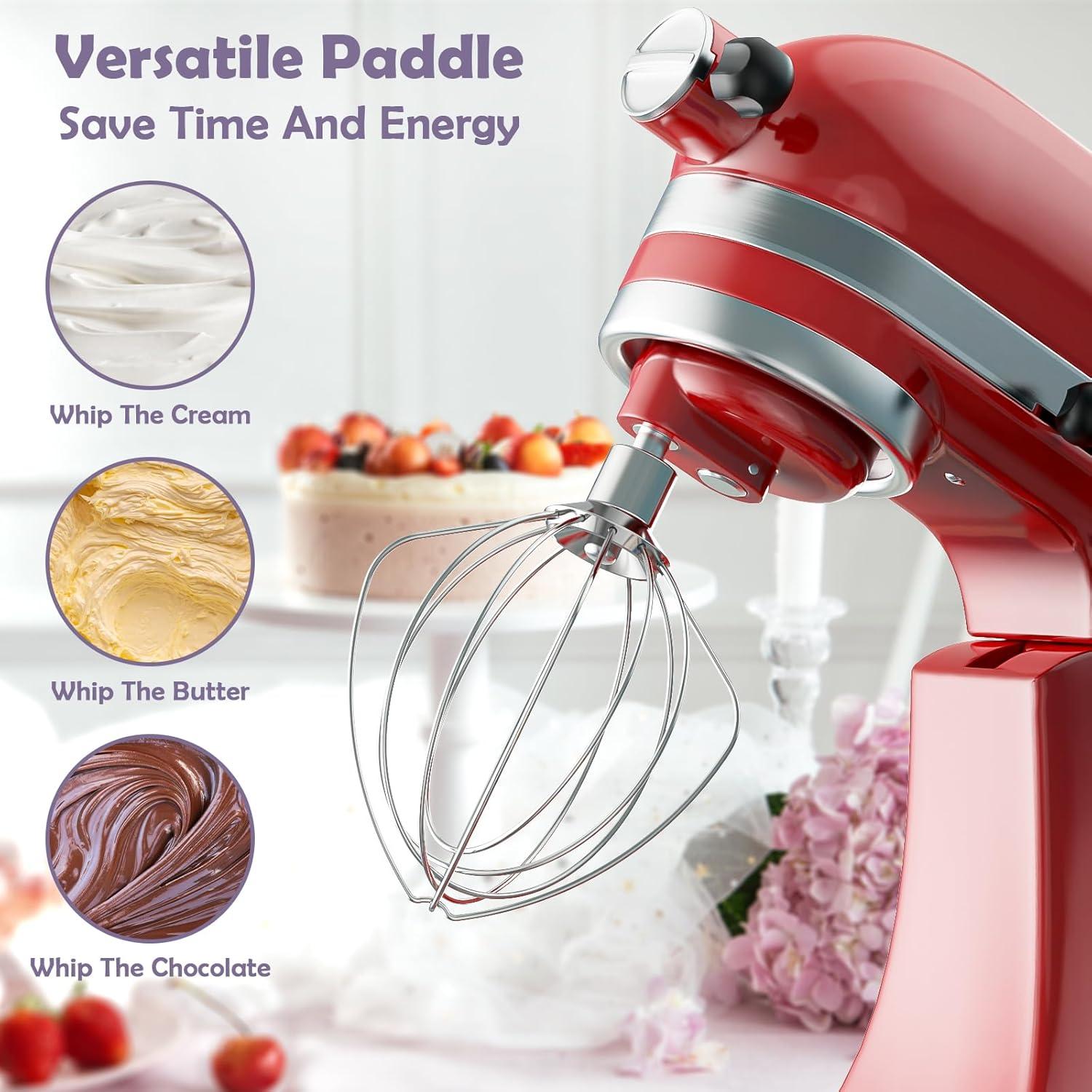 Batidor de 6 Alambres Acero Inoxidable GVODE para KitchenAid