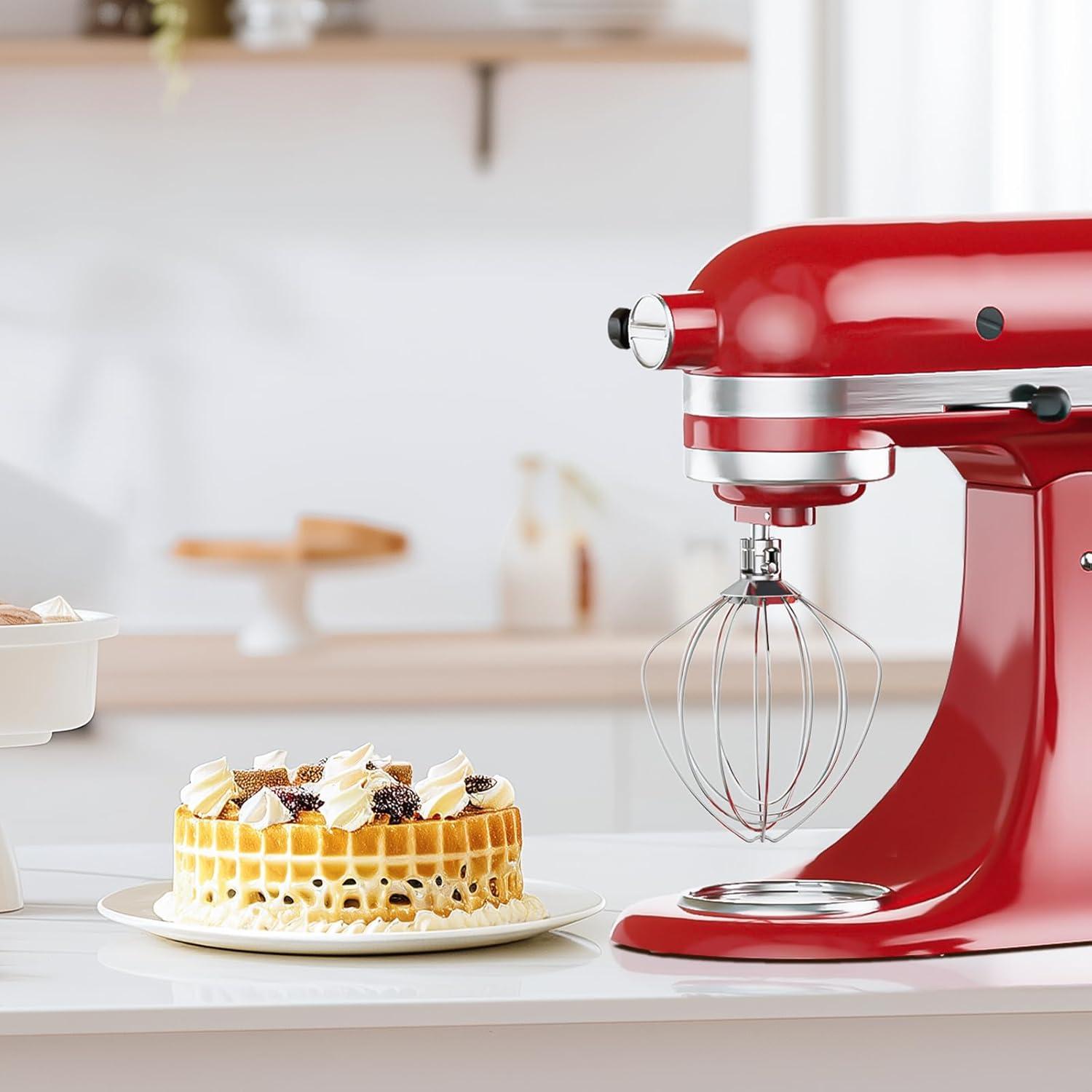 Batidor de 6 Alambres Acero Inoxidable GVODE para KitchenAid