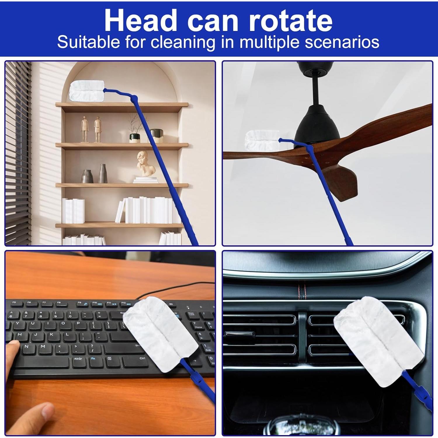 Mangos Swiffer YeeBeny 2 Pcs Ajustables 0.91m Telescópicos