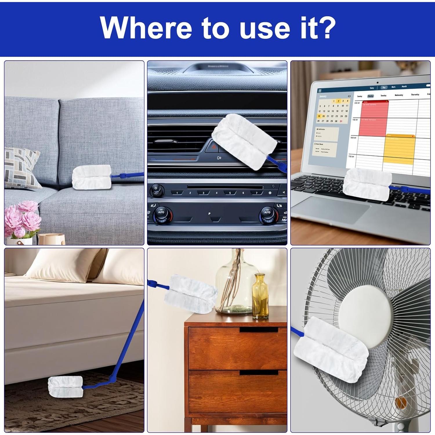 Mangos Swiffer YeeBeny 2 Pcs Ajustables 0.91m Telescópicos