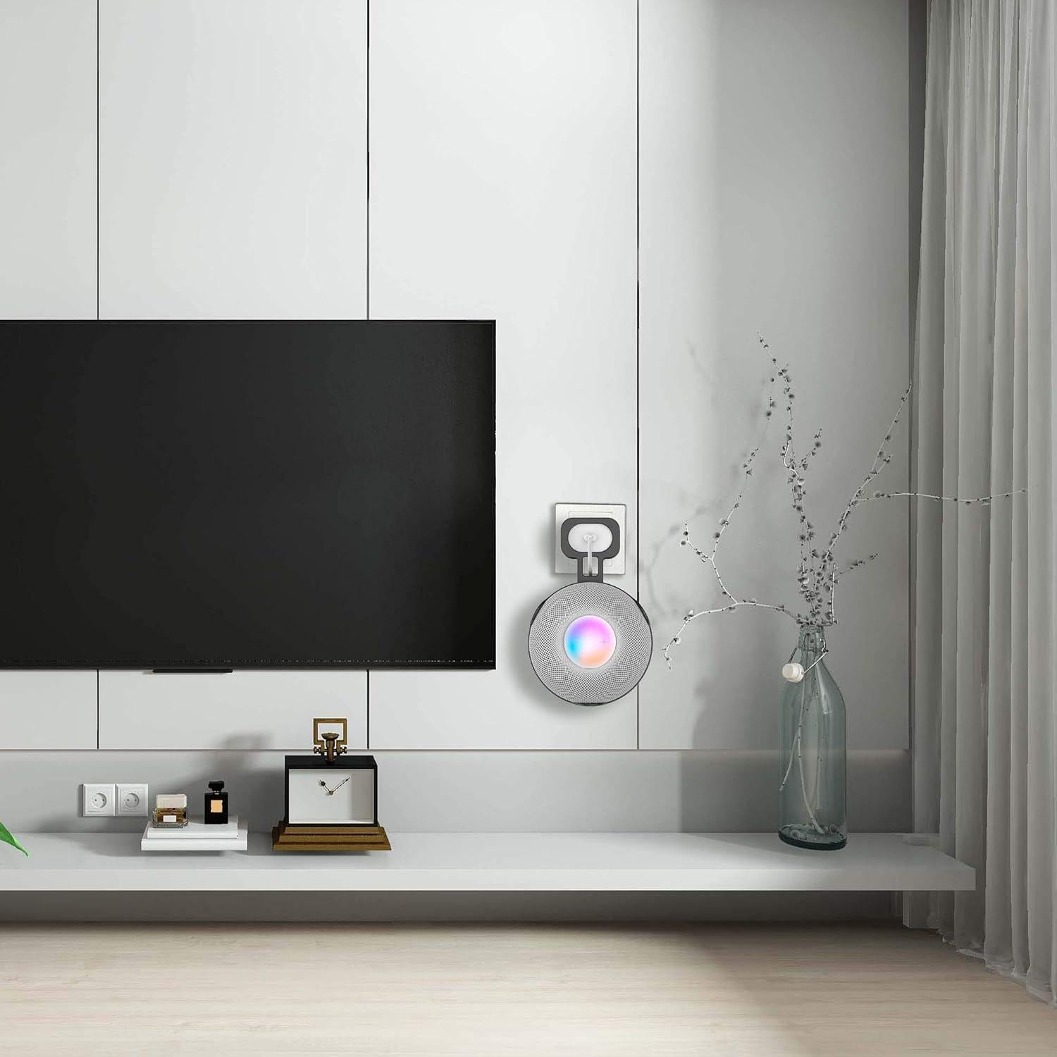 Soporte de Pared Ouligei para Homepod Mini - Negro, Sin Tornillos