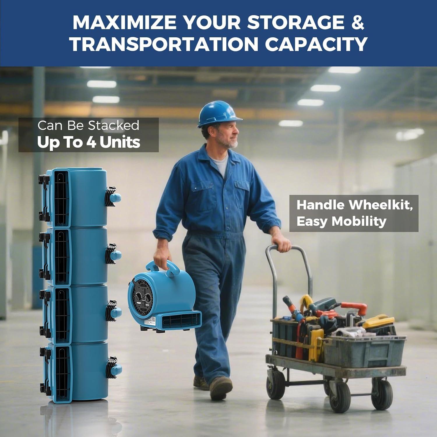 Ventilador Soplador ALORAIR GE1000AT 1000 CFM 3 Velocidades