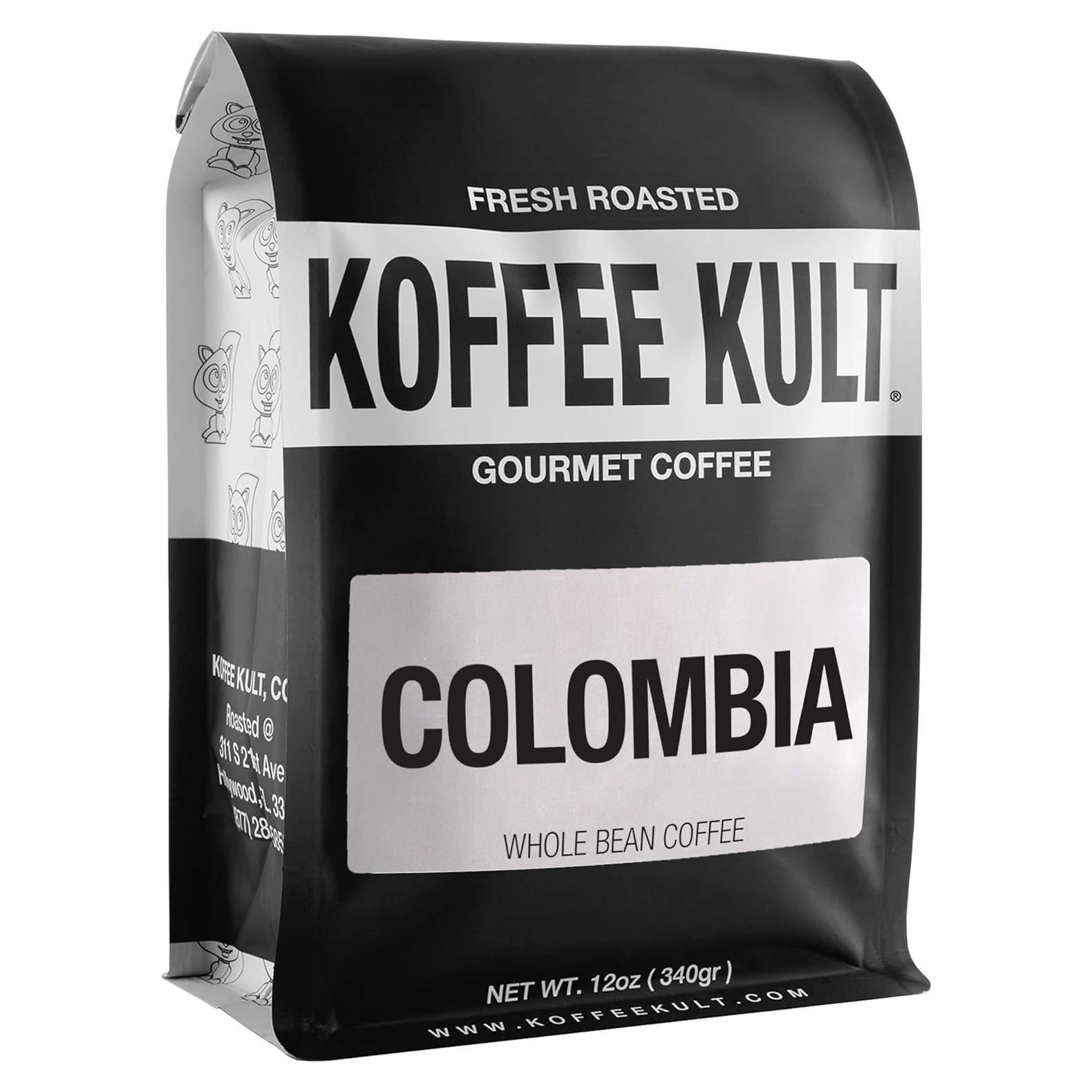 Café Koffee Kult Colombiano Tostado Medio Grano Entero 340g