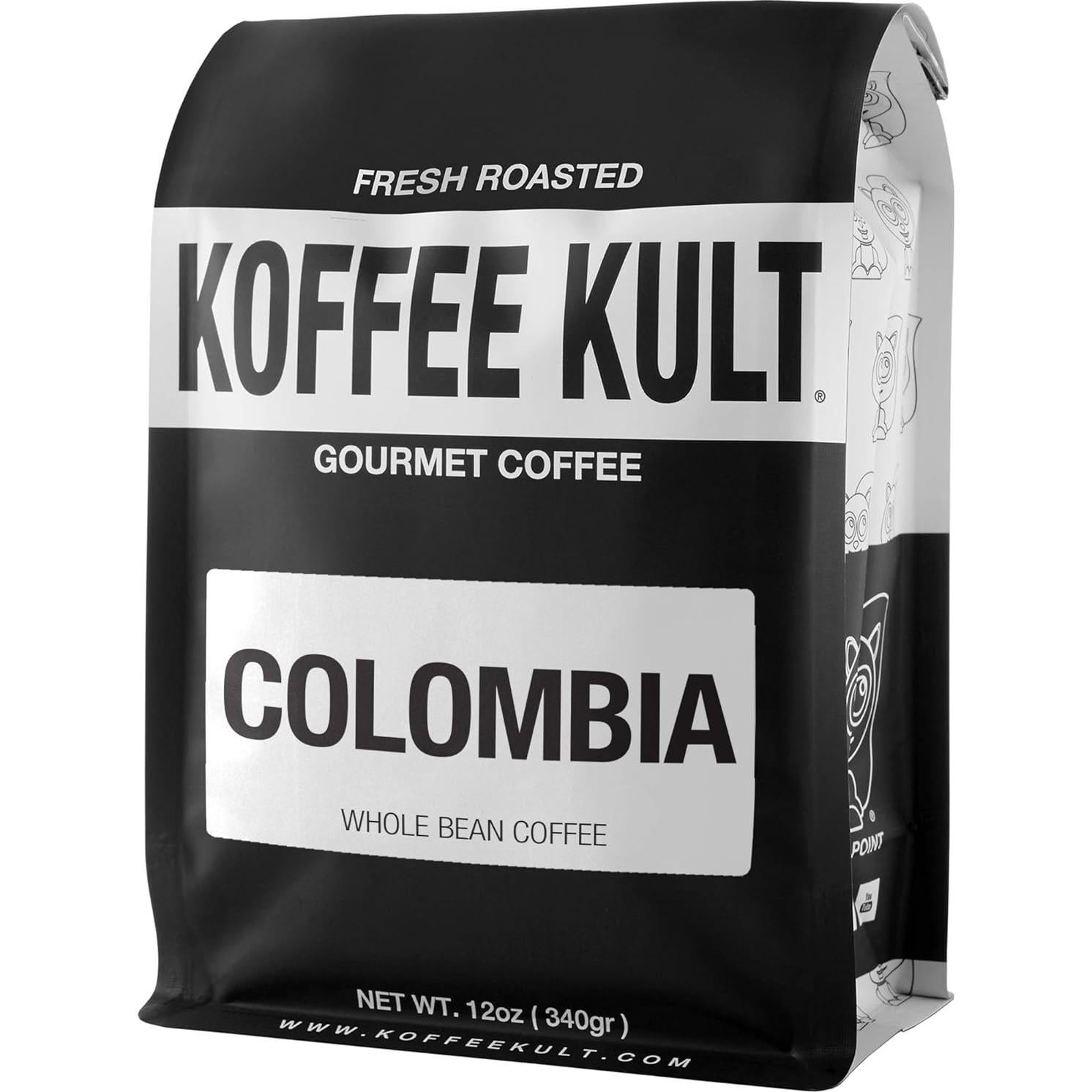 Café Koffee Kult Colombiano Tostado Medio Grano Entero 340g