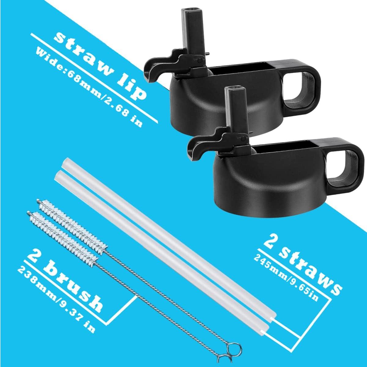 Tapa de Popote SYACOT para Botellas de Agua Boca Ancha 12-64 oz