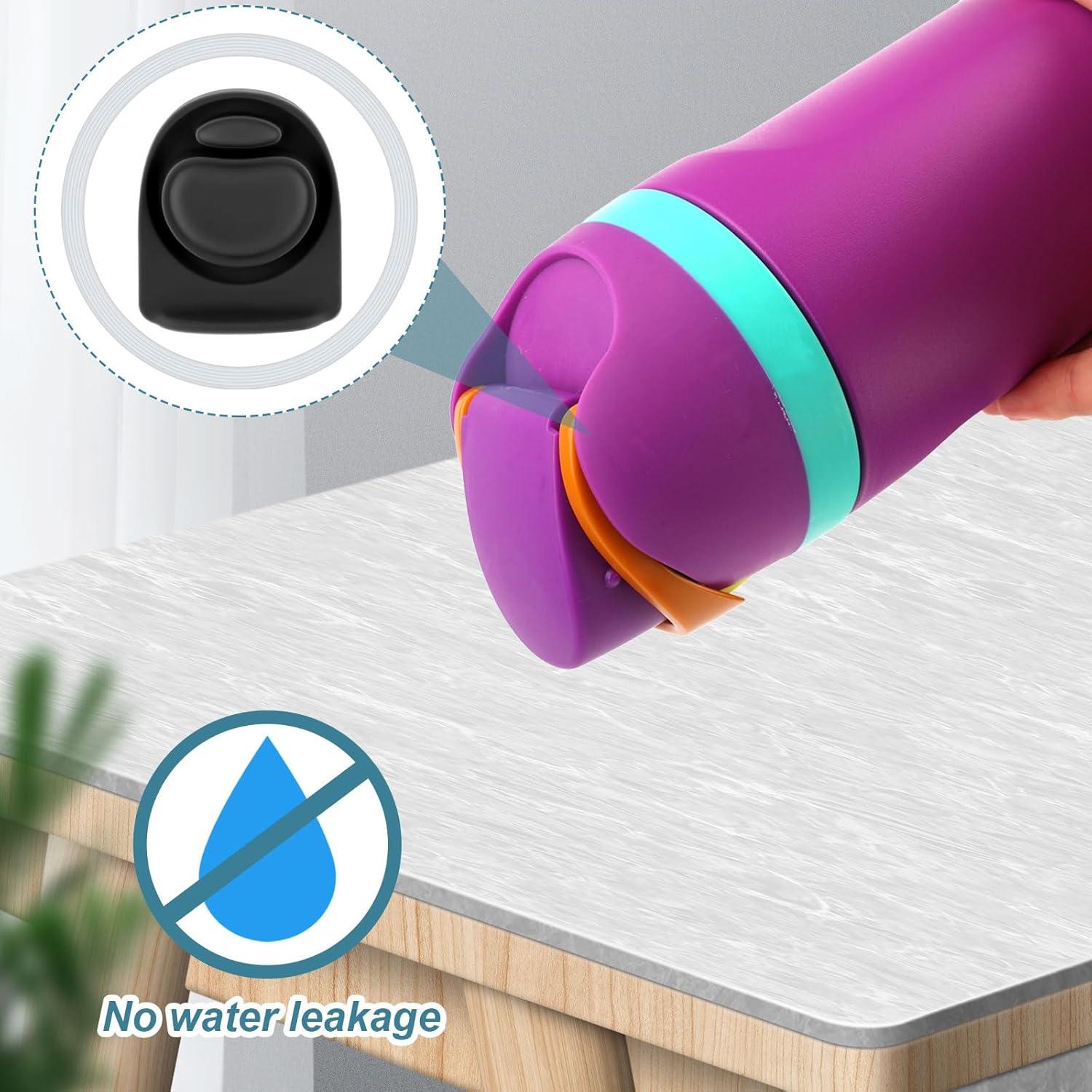 Kit 3 Tapones y 3 Anillos de Silicona BOXOB para Botellas Owala