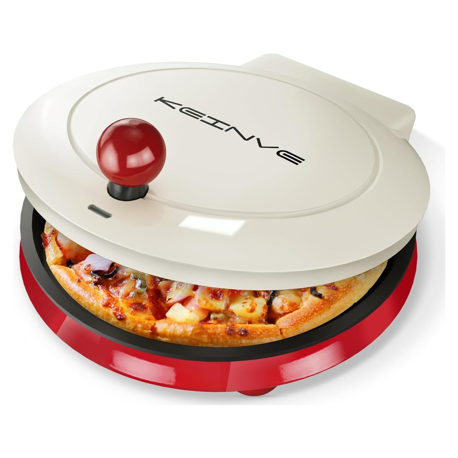 Hacedor de Pizza 1000W JK-511, Plato Antiadherente 21.6 cm