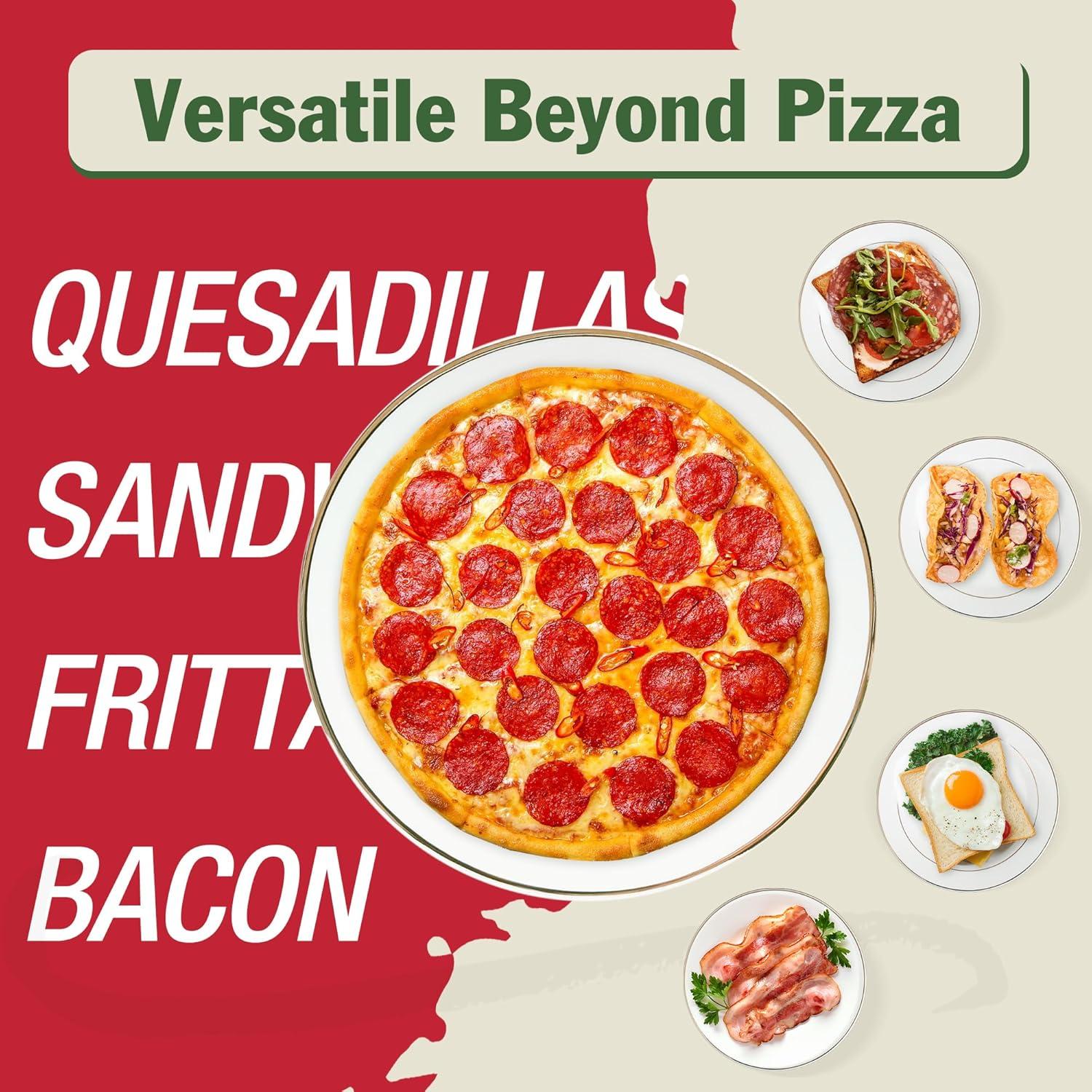 Hacedor de Pizza 1000W JK-511, Plato Antiadherente 21.6 cm