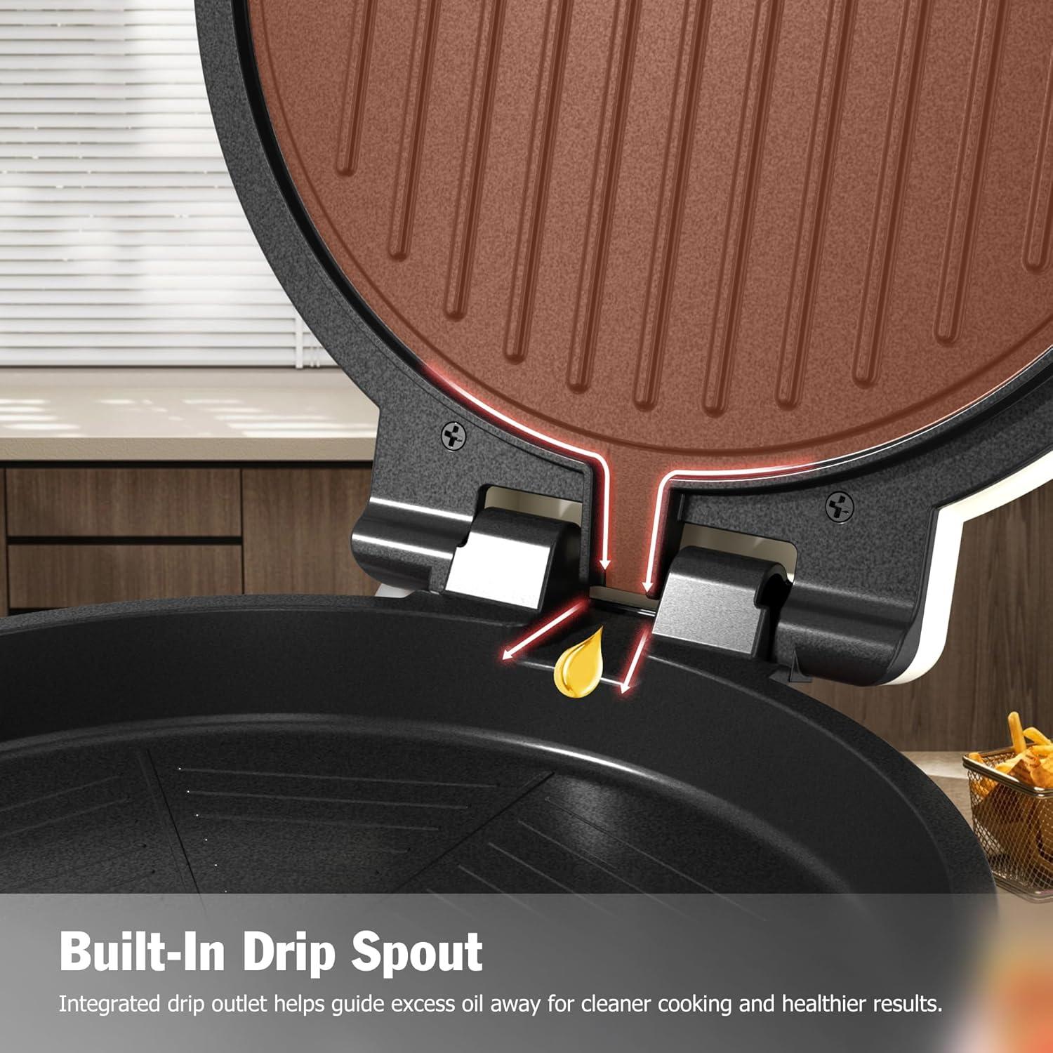 Hacedor de Pizza 1000W JK-511, Plato Antiadherente 21.6 cm