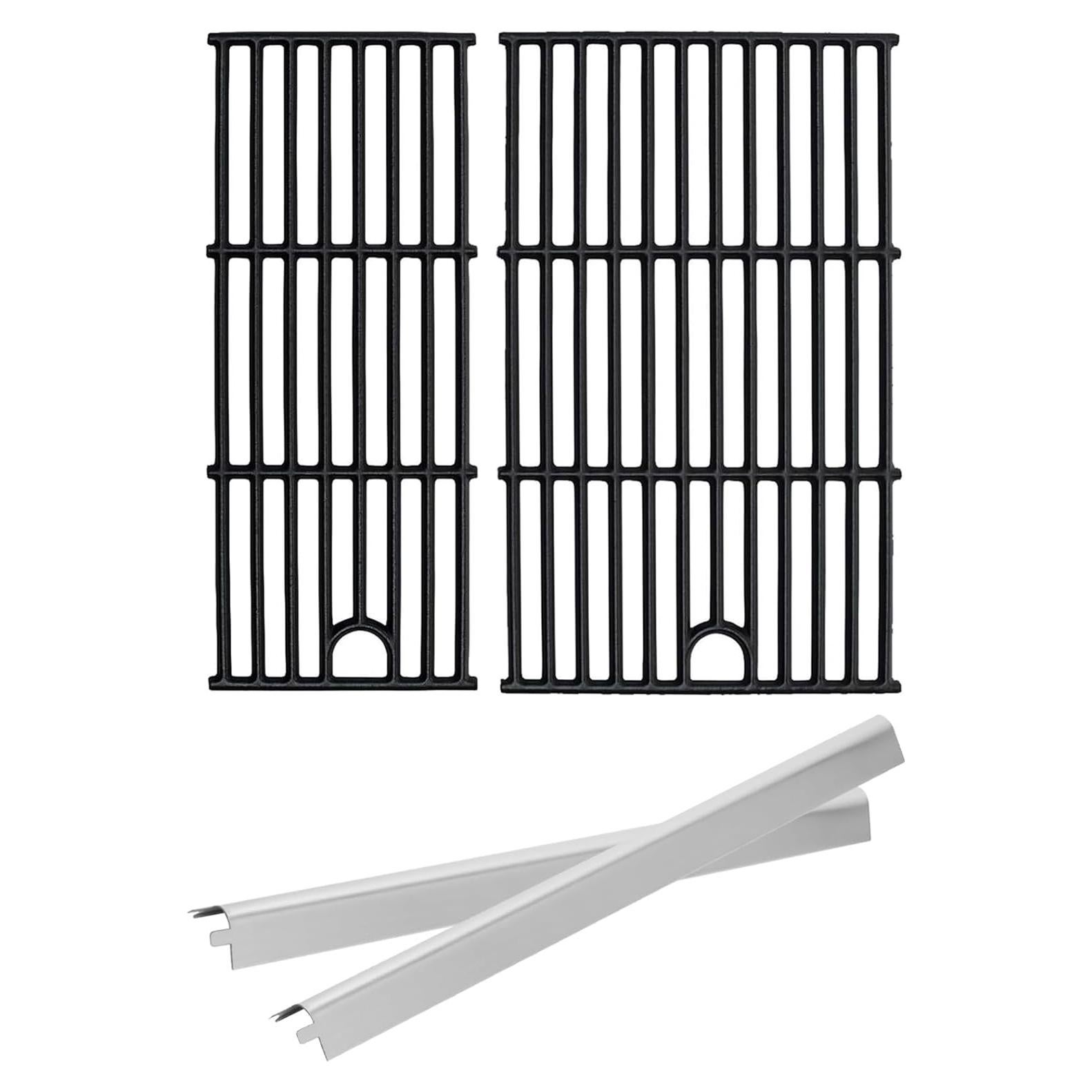 Rejilla de Parrilla y Placa de Calor BQMAX para Charbroil 2 Quemadores