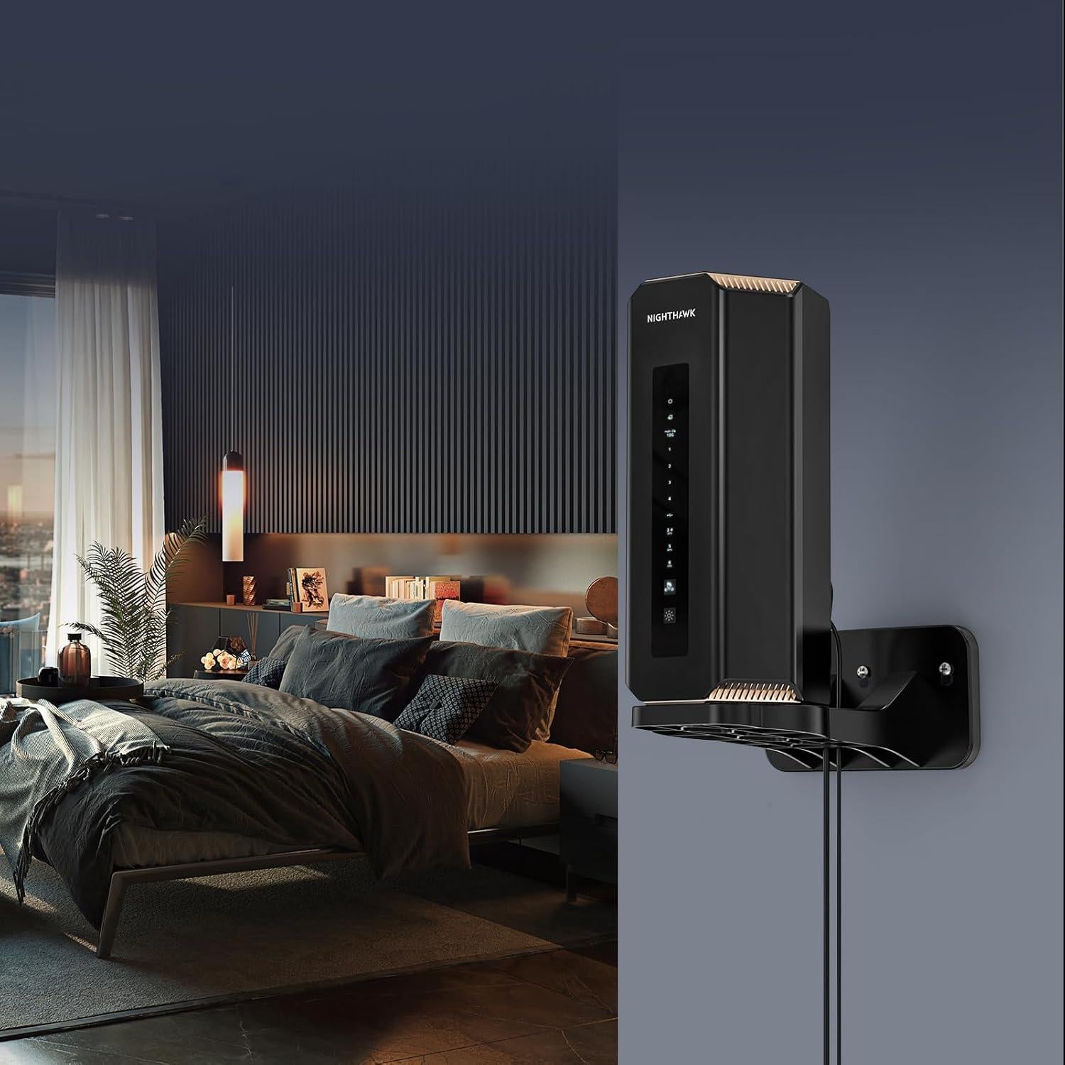 Soporte de Pared para Router NETGEAR Orbi WiFi 7 - Negro