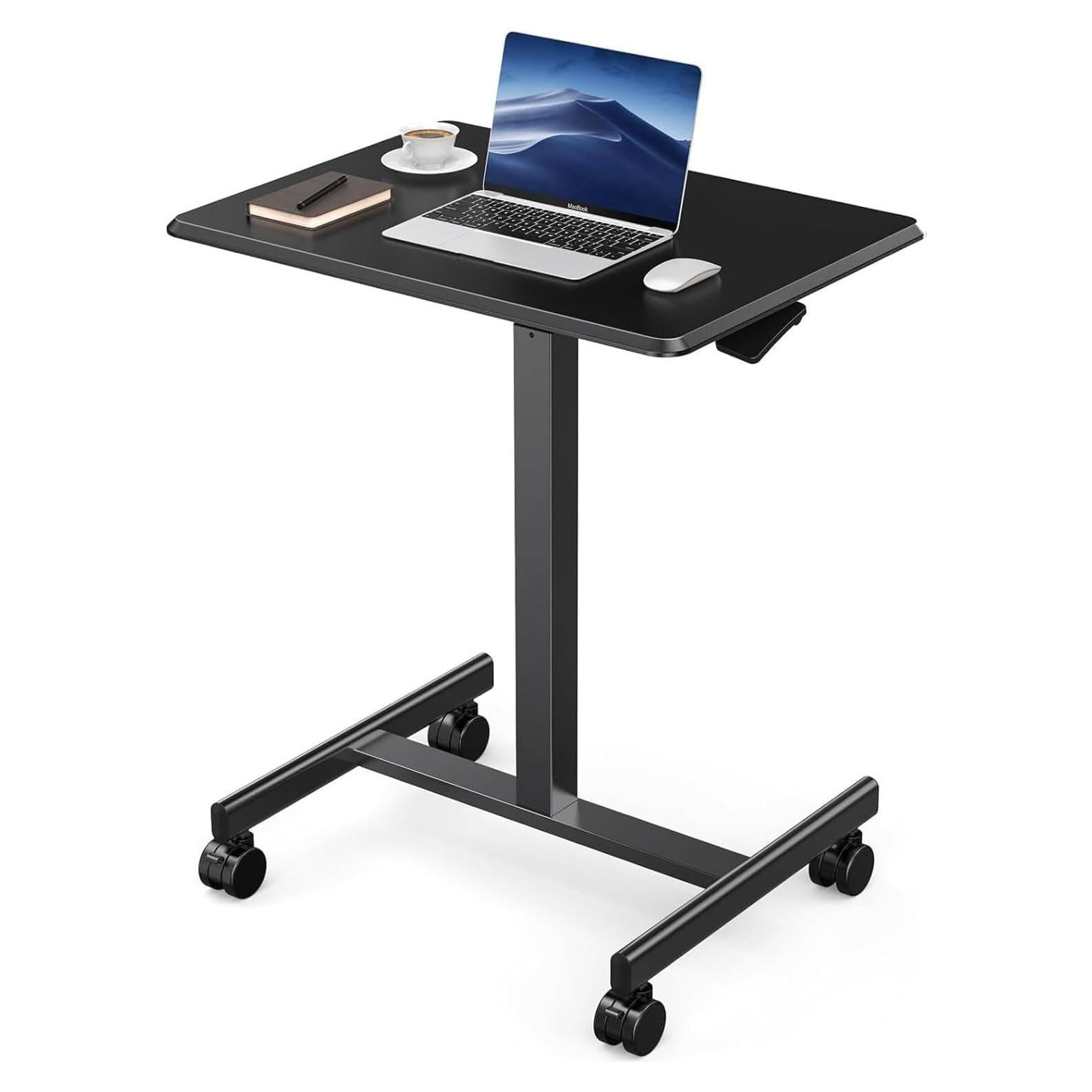 Escritorio de Pie Móvil DUMOS Altura Ajustable 19" Negro