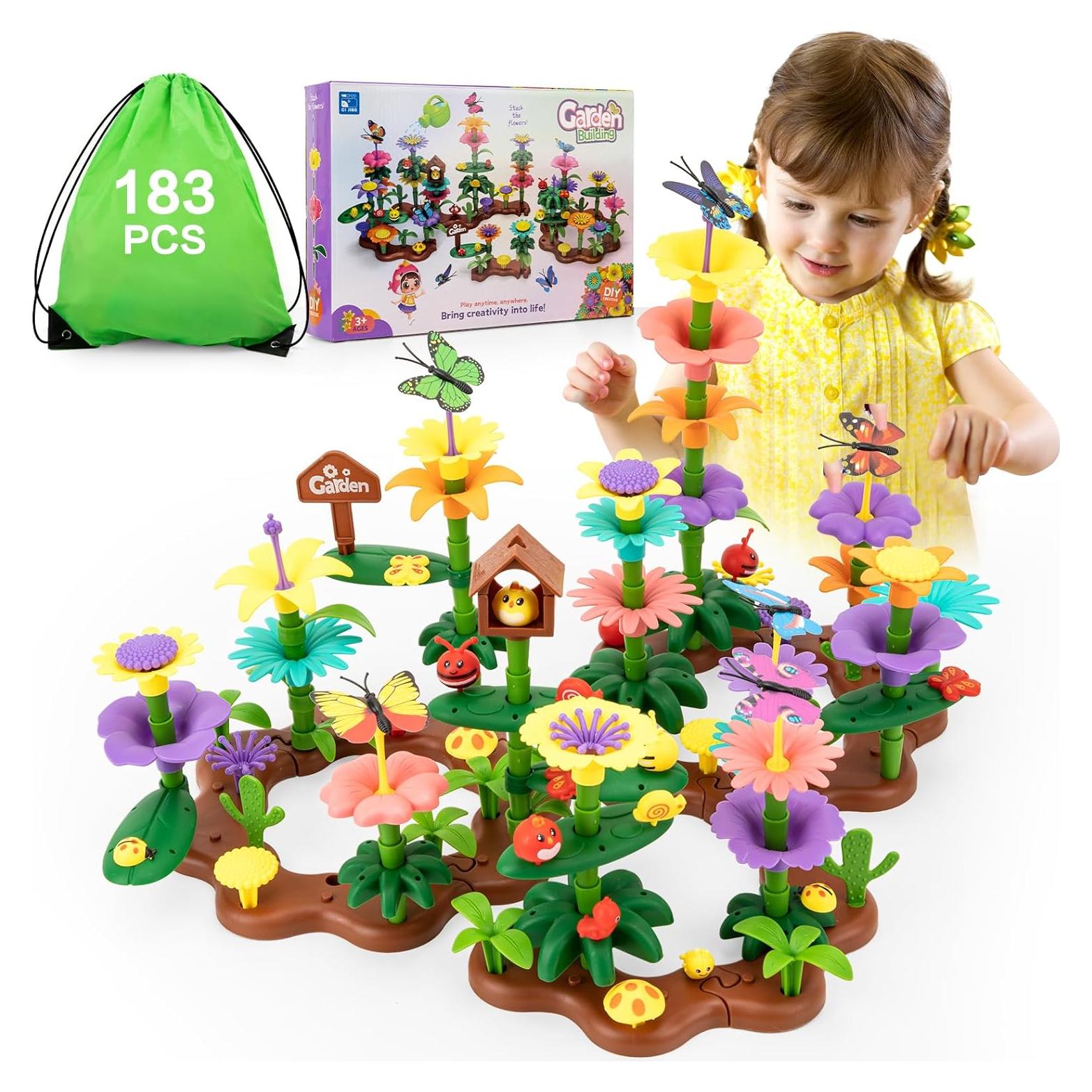 Kit de Jardinería para Niños Funsland 183 Piezas Creativo