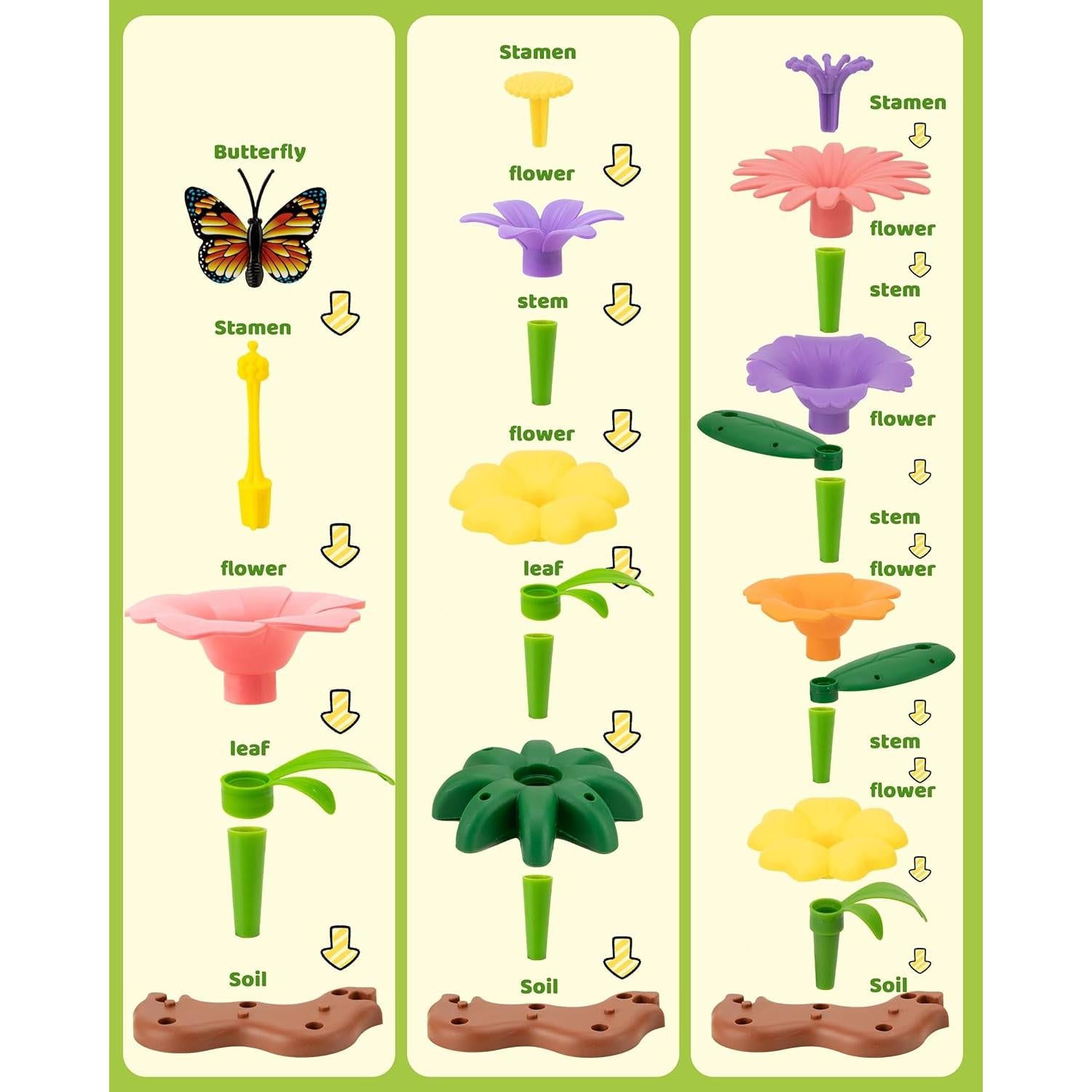 Kit de Jardinería para Niños Funsland 183 Piezas Creativo