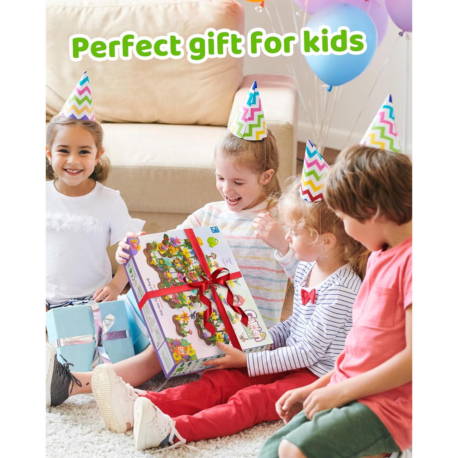 Kit de Jardinería para Niños Funsland 183 Piezas Creativo