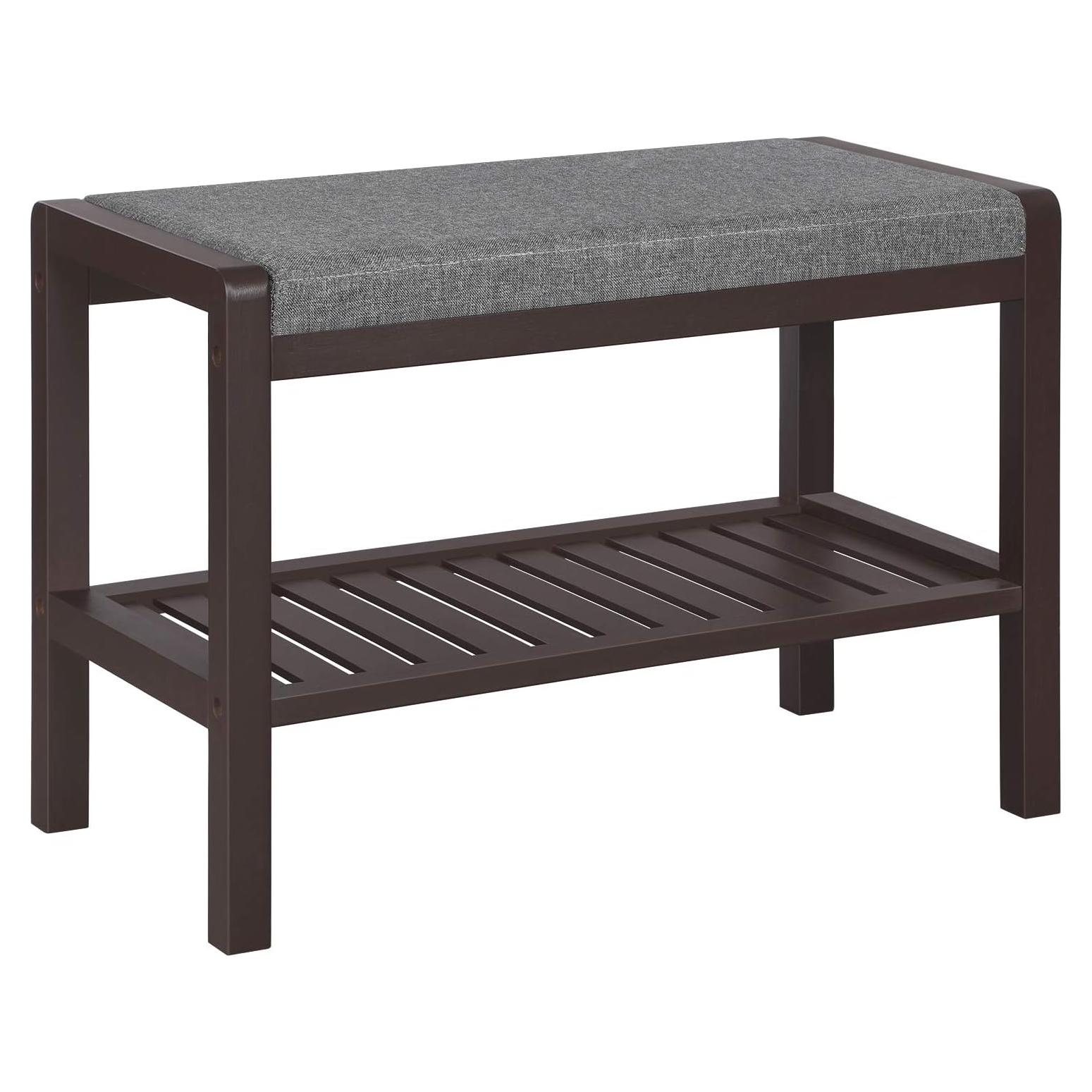 Banco para Zapatos SONGMICS ULBS65C con Cojín, 158 kg