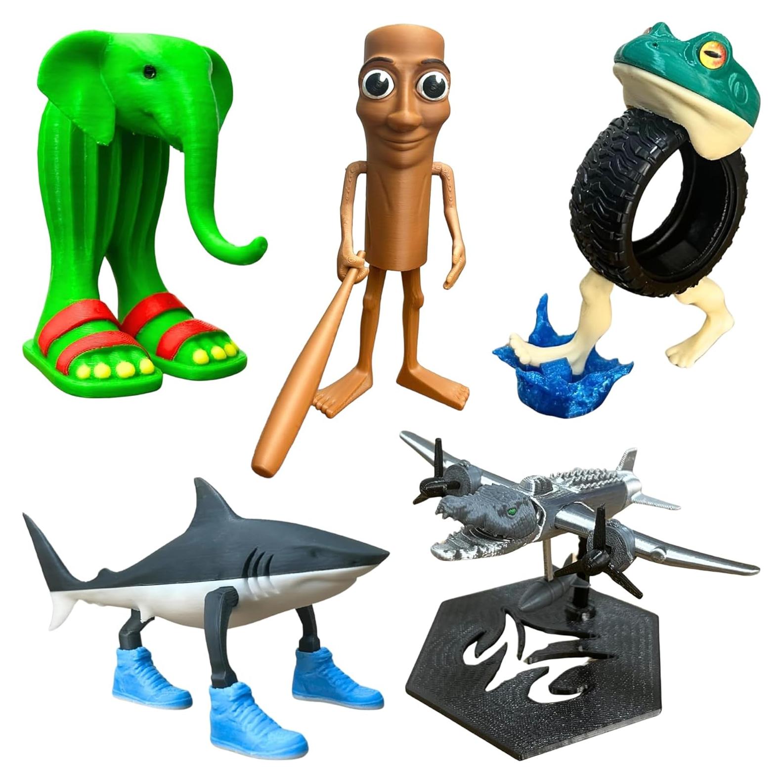 Conjunto de Figuras de Acción ULTHOOL - Memes 3D Creativos