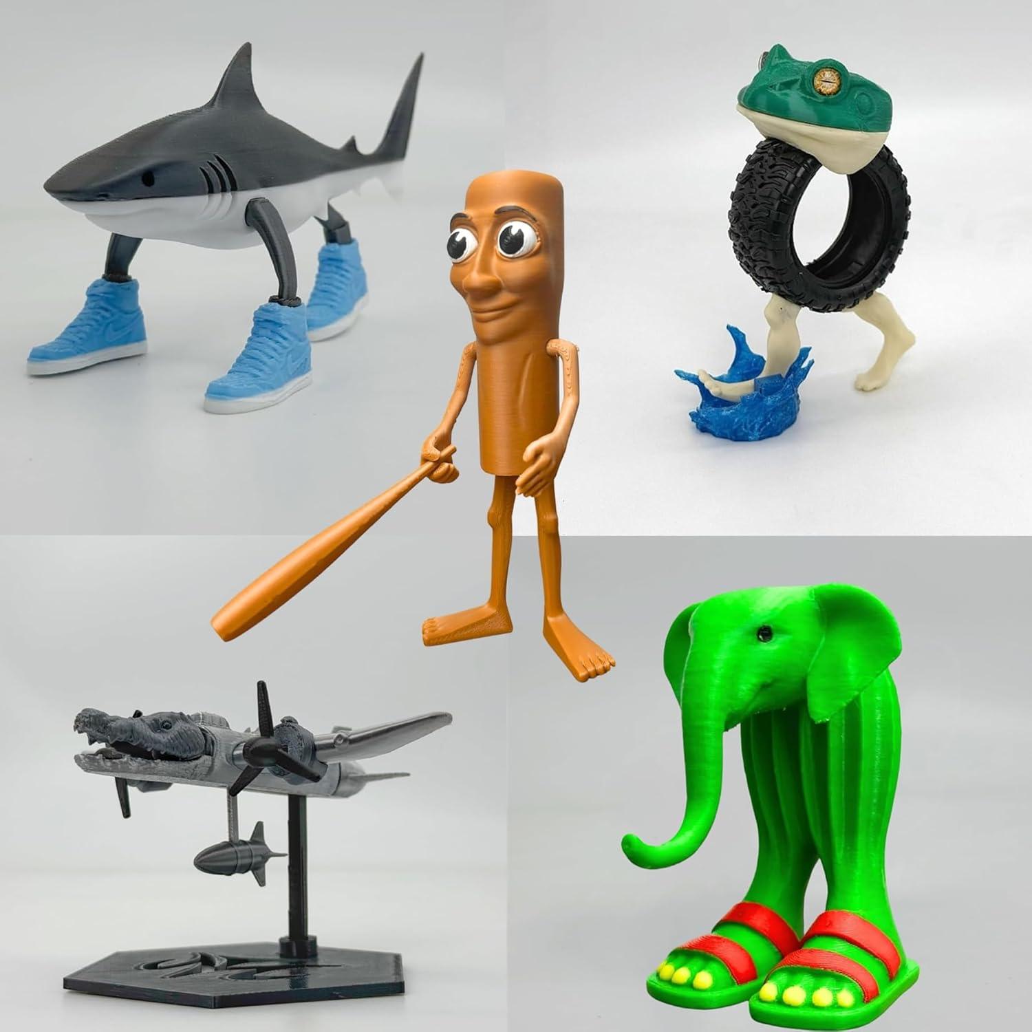 Conjunto de Figuras de Acción ULTHOOL - Memes 3D Creativos