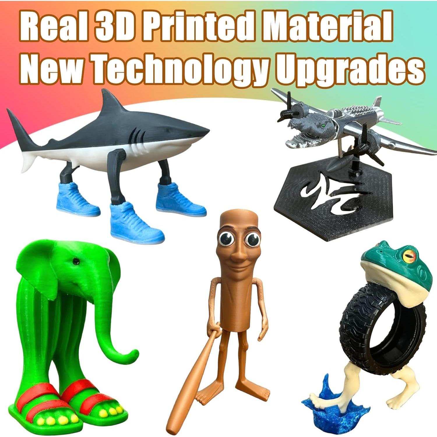 Conjunto de Figuras de Acción ULTHOOL - Memes 3D Creativos