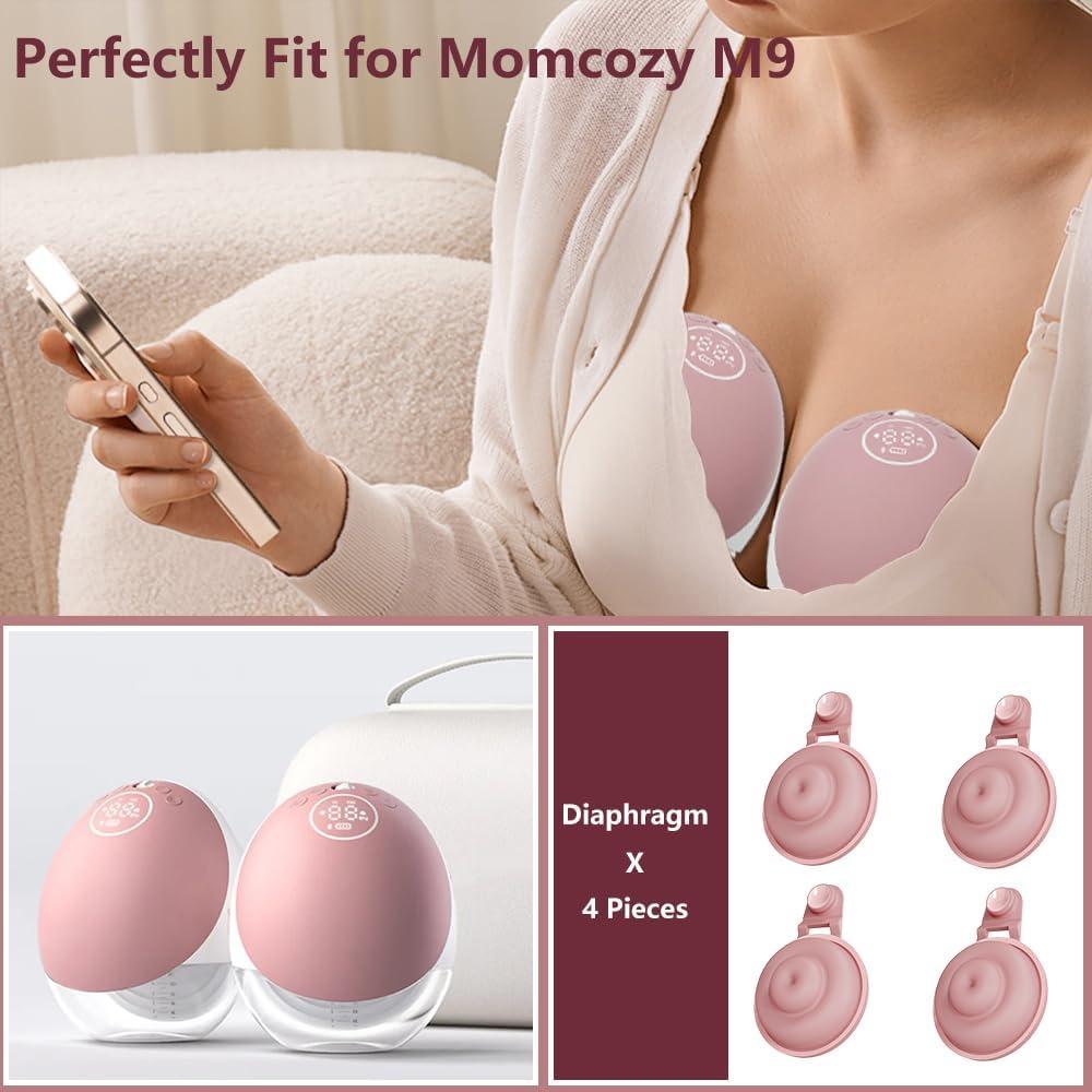 4 Piezas Diafragmas de Silicona BDICOVE para Momcozy M9