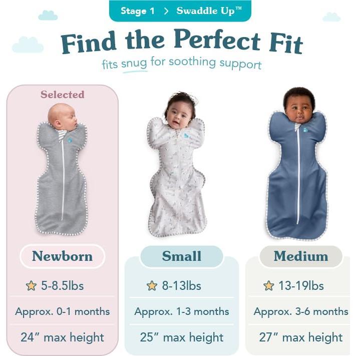 Saco de Dormir Swaddle UP Amor para Soñar Recién Nacido 3.5 TOG Oliva