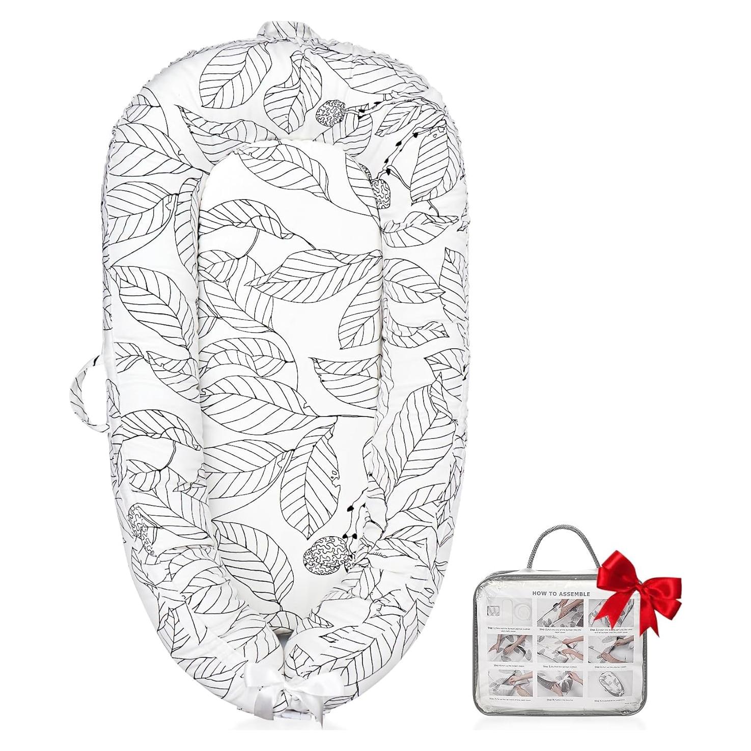 Cojín para Bebé Meindoovm de Algodón Orgánico Reversible