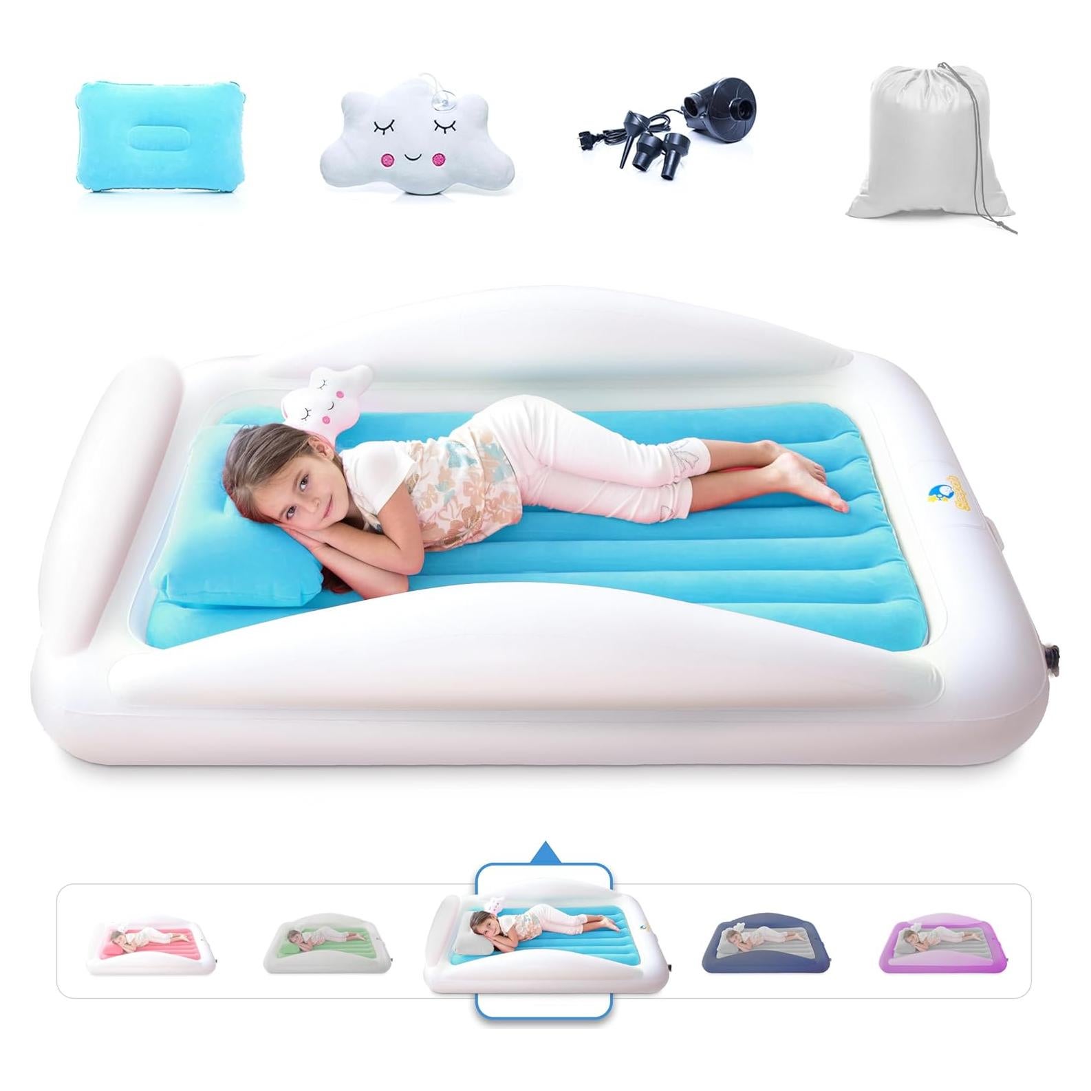 Cama de viaje inflable Sleepah SL101 para niños 155x102 cm