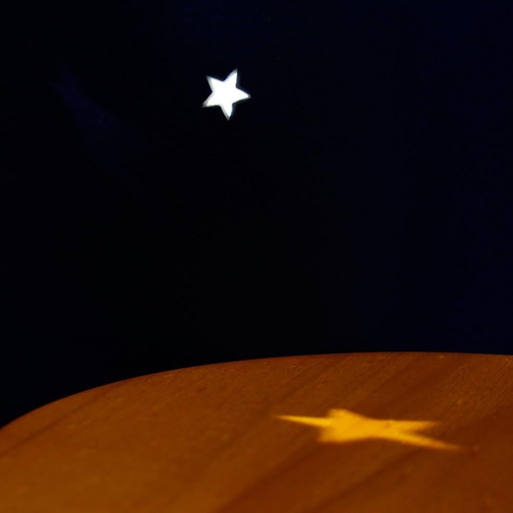 Cortinas Opacas Anjee con Estrellas 2 Paneles 132x160 cm Gris