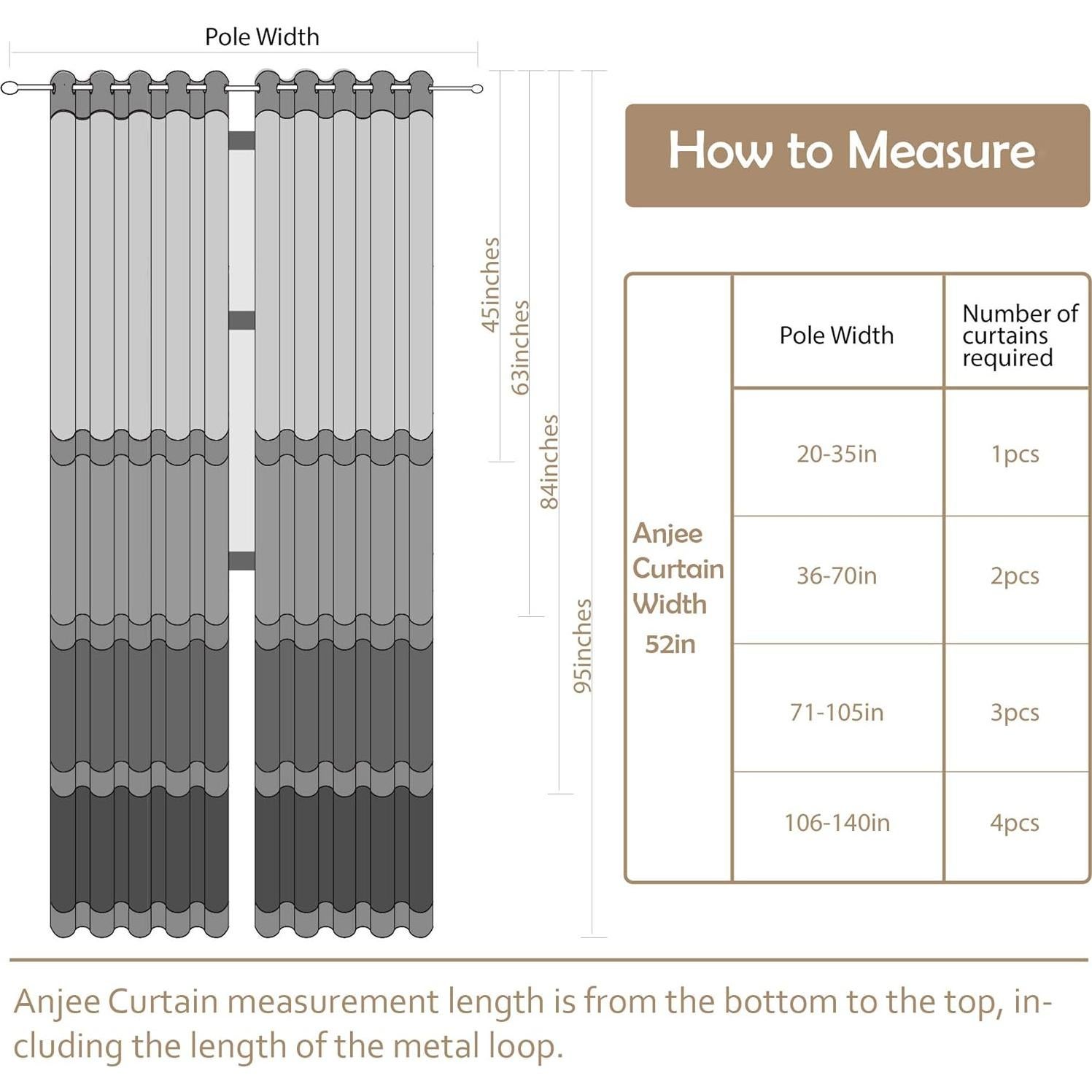 Cortinas Opacas Anjee con Estrellas 2 Paneles 132x160 cm Gris