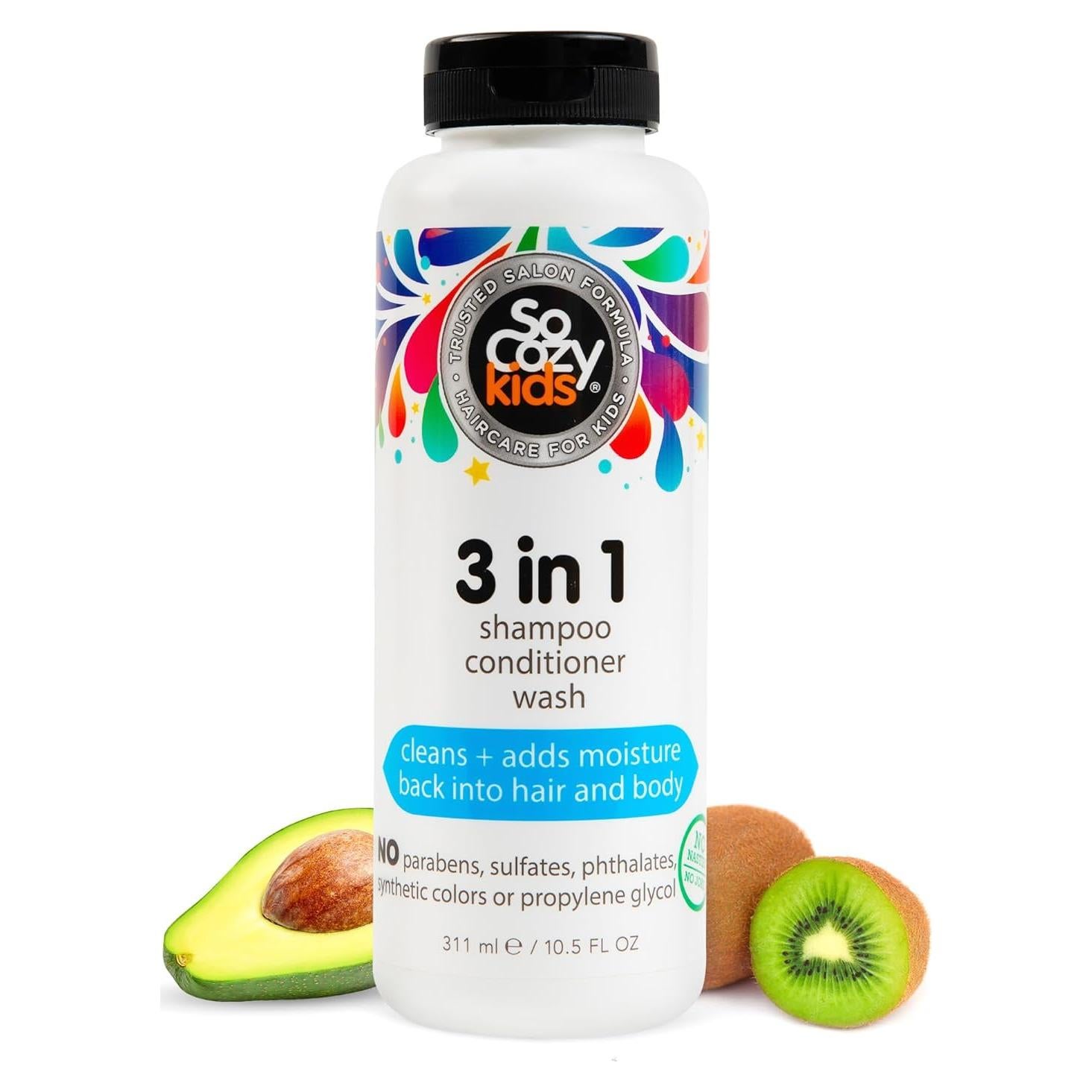 SoCozy Champú Acondicionador 3 en 1 para Niños 311g