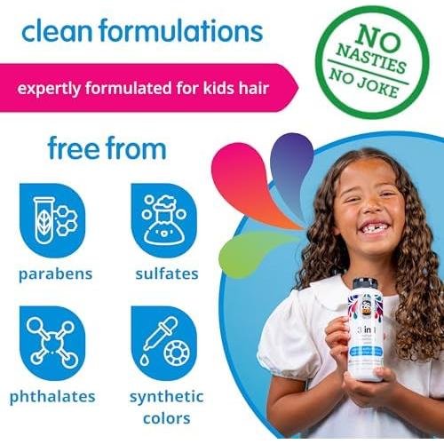 SoCozy Champú Acondicionador 3 en 1 para Niños 311g